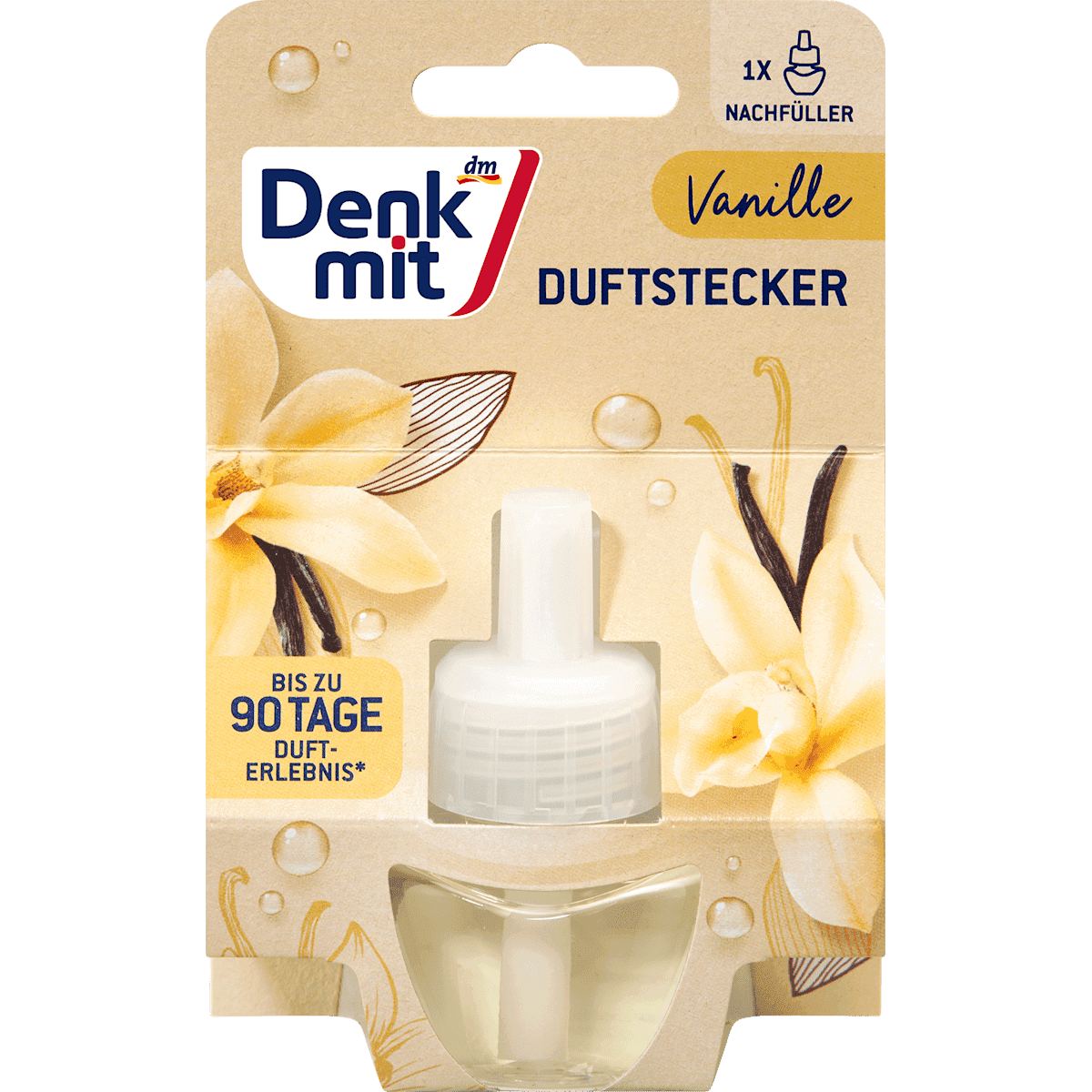 Denkmit Diffuseur électrique de parfum vanille recharge, 25 ml — منتج ألماني أصلي في المغرب