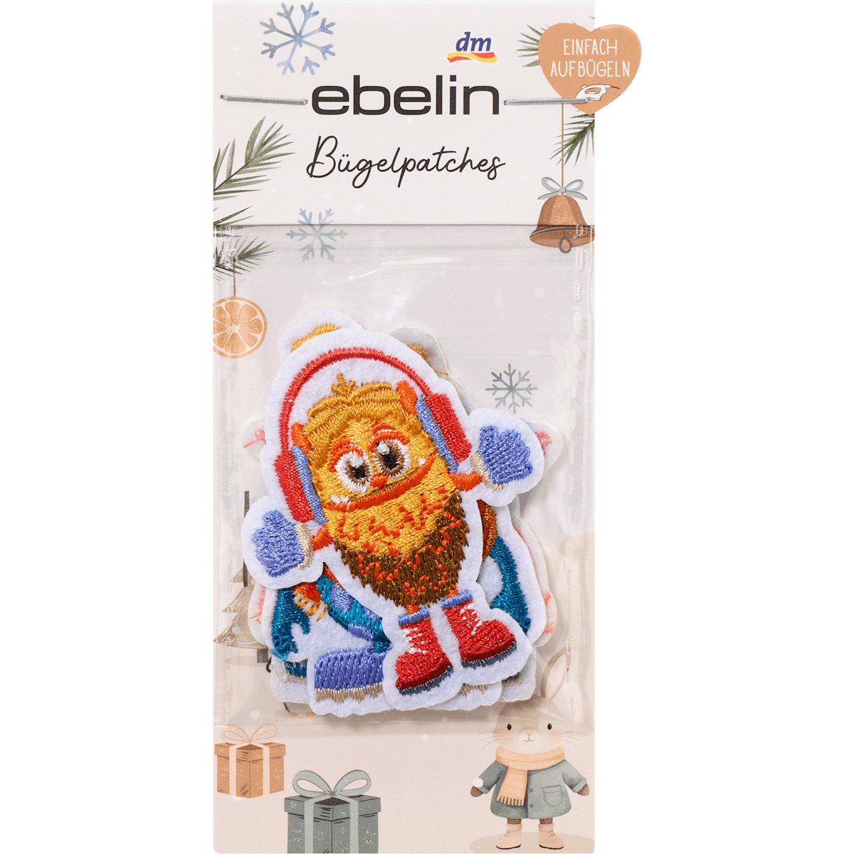 ebelin patchs thermocollants Monster, 3 pièces (ebelin Bügelpatches Monster, 3 St) — produit allemand authentique au Maroc