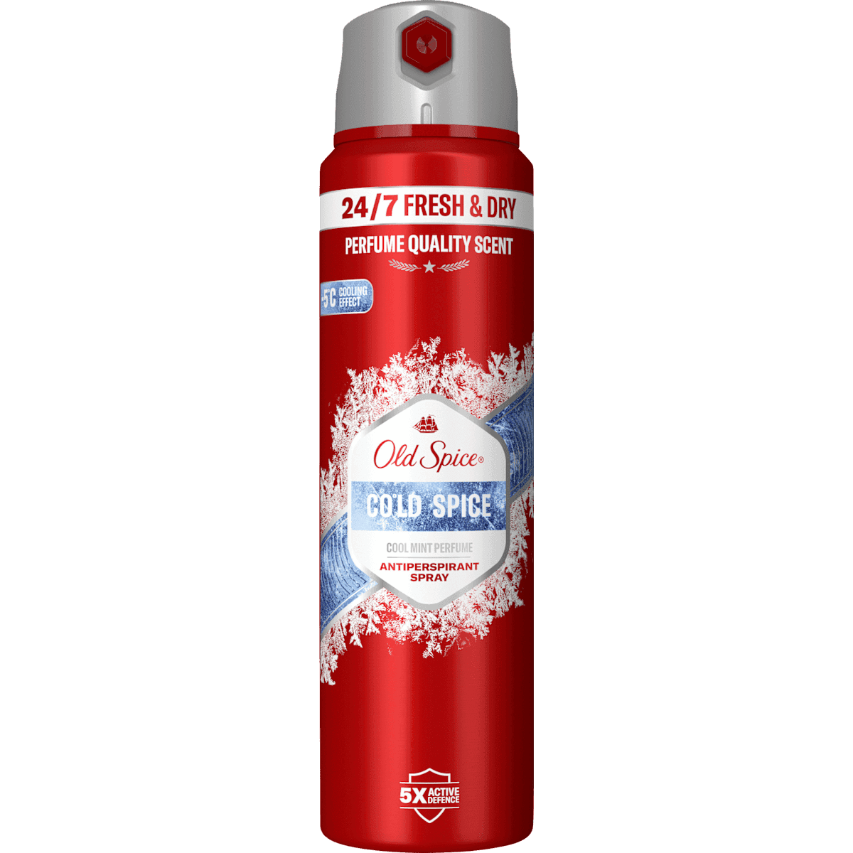 Old Spice anti-transpirant Déodorant spray Cold Spice, 150 ml (Old Spice Antitranspirant Deospray Cold Spice, 150 ml) — produit allemand authentique au Maroc