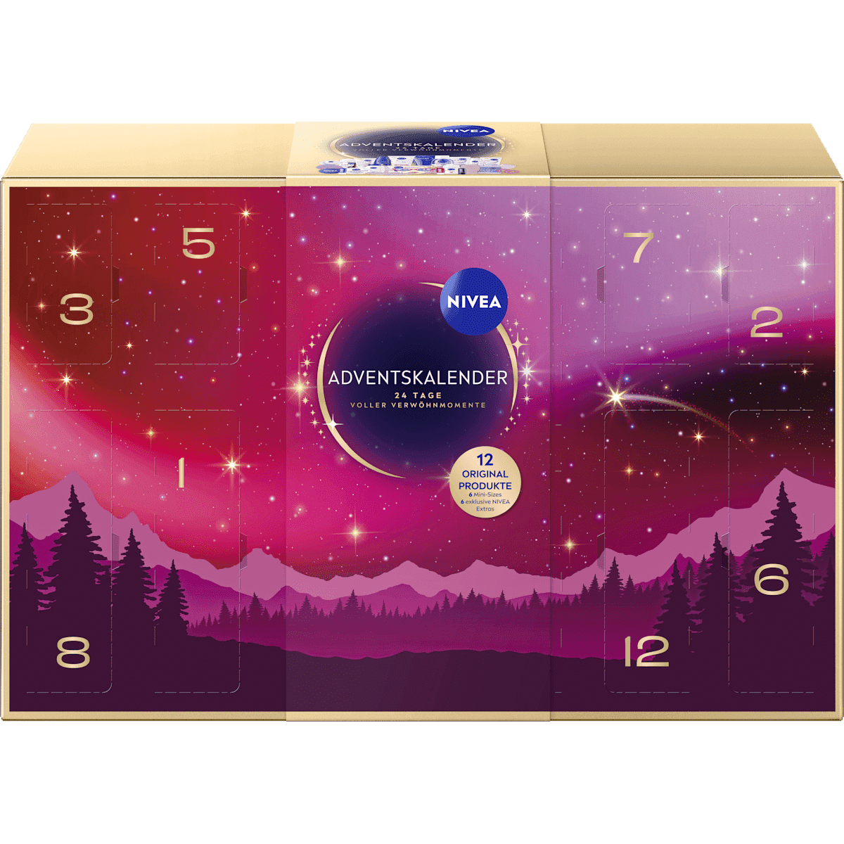 NIVEA Calendrier de l'avent 2026 Verwöhnmomente, 1 pièce (NIVEA Adventskalender 2026 Verwöhnmomente, 1 St) — produit allemand authentique au Maroc