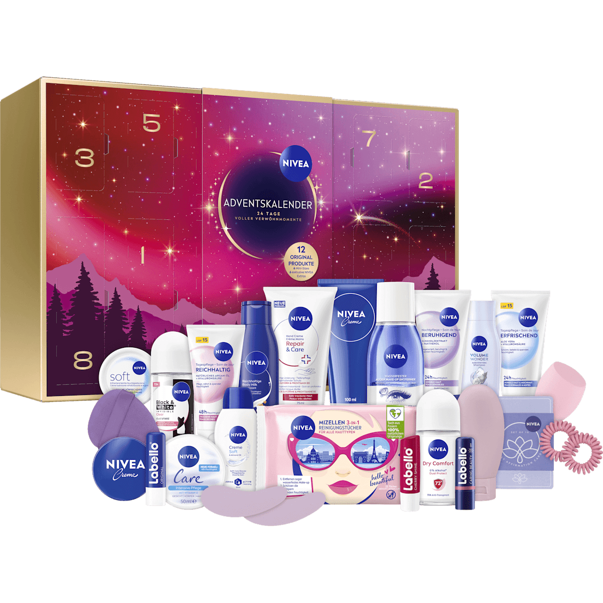 NIVEA Calendrier de l'avent 2026 Verwöhnmomente, 1 pièce — produit allemand authentique au Maroc