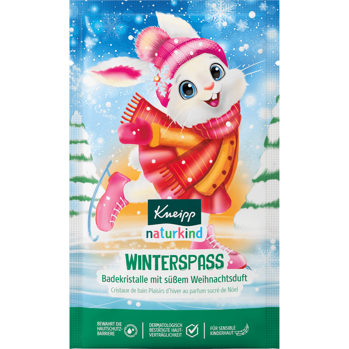 Kneipp Naturkind Enfant Bain moussant Cristaux de bain Winterspaß, 40 g (Kneipp Kinder Badezusatz Badekristalle Winterspaß, 40 g) — produit allemand authentique au Maroc
