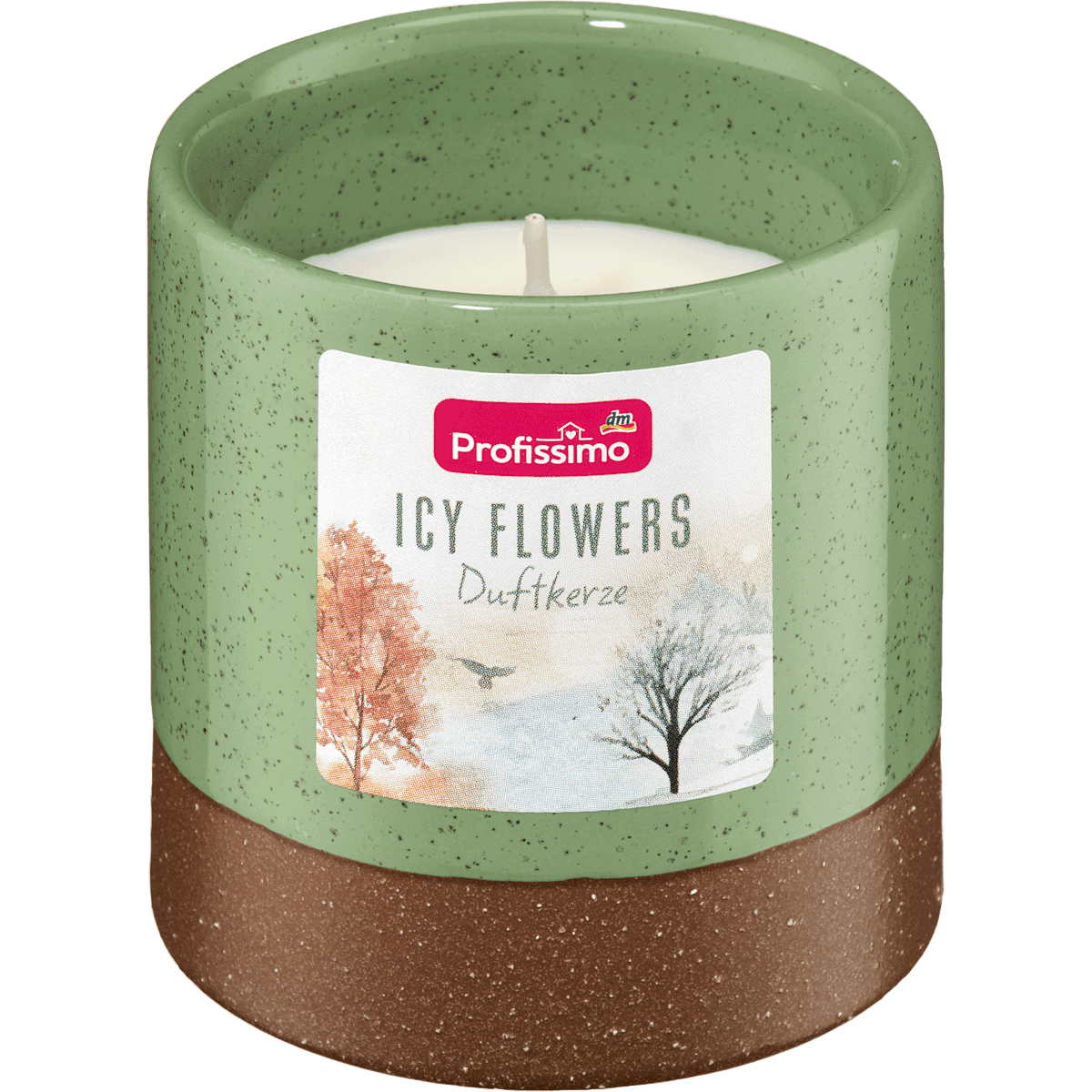 Profissimo Bougie scented in glass Icy Flowers, 1 pc (Profissimo Duftkerze im Glas Icy Flowers, 1 St) — authentic German product in Morocco