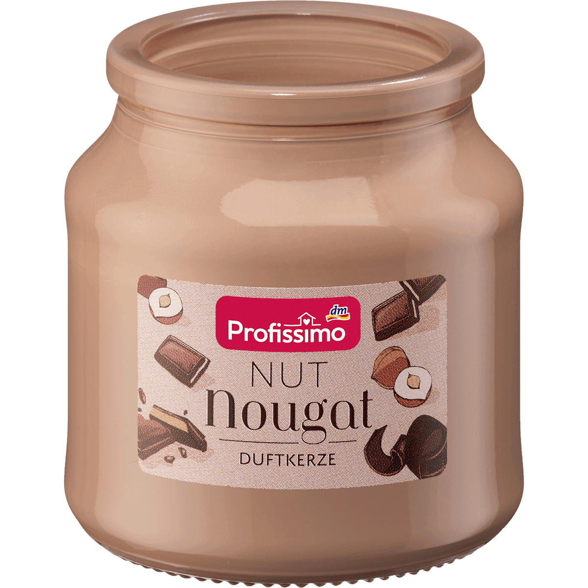 Profissimo Bougie parfumée Nut Nougat, 1 pièce (Profissimo Duftkerze Nut Nougat, 1 St) — produit allemand authentique au Maroc