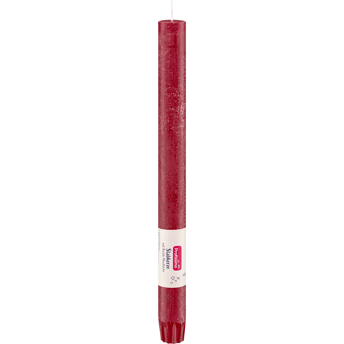 Profissimo Bougies long Rustik Red & Brown, 1 pc (Profissimo Stabkerzen Rustik Red & Brown, 1 St) — authentic German product in Morocco