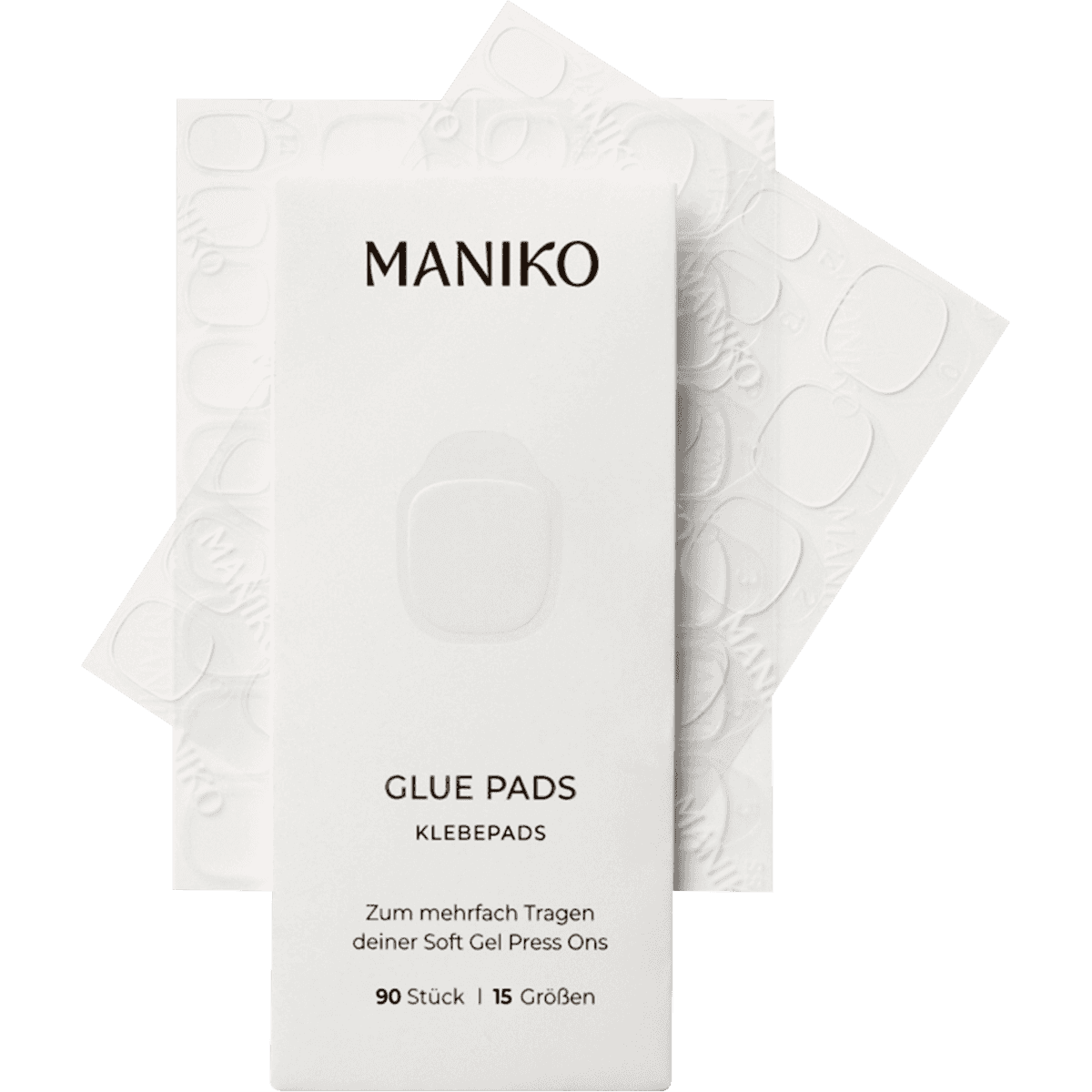 Maniko Klebepads pour Soft Gel Press Ons, 1 pièce — produit allemand authentique au Maroc