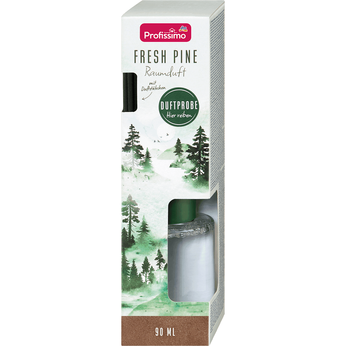 Profissimo Bâtonnets parfumés d'intérieur Fresh Pine, 90 ml (Profissimo Duftstäbchen Raumduft Fresh Pine, 90 ml) — منتج ألماني أصلي في المغرب