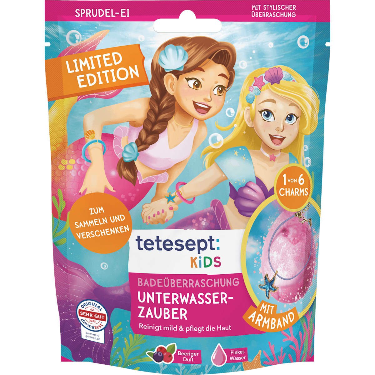 tetesept: KIDS Enfant Bain moussant Bain surprise Unterwasser-Zauber, 1 pièce (tetesept Kinder Badezusatz Badeüberraschung Unterwasser-Zauber, 1 St) — منتج ألماني أصلي في المغرب
