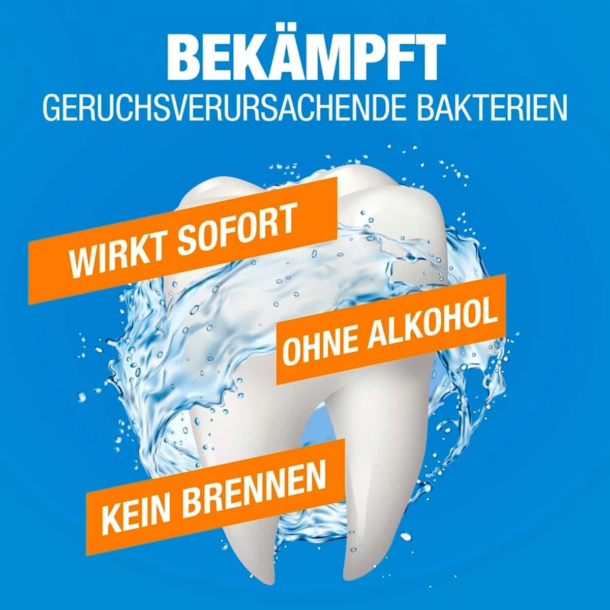 The Breath Co mouthwash haleine fraîche Icy Mint, 500 ml (The Breath Co Mundspülung Frischer Atem Icy Mint, 500 ml) — authentic German product in Morocco