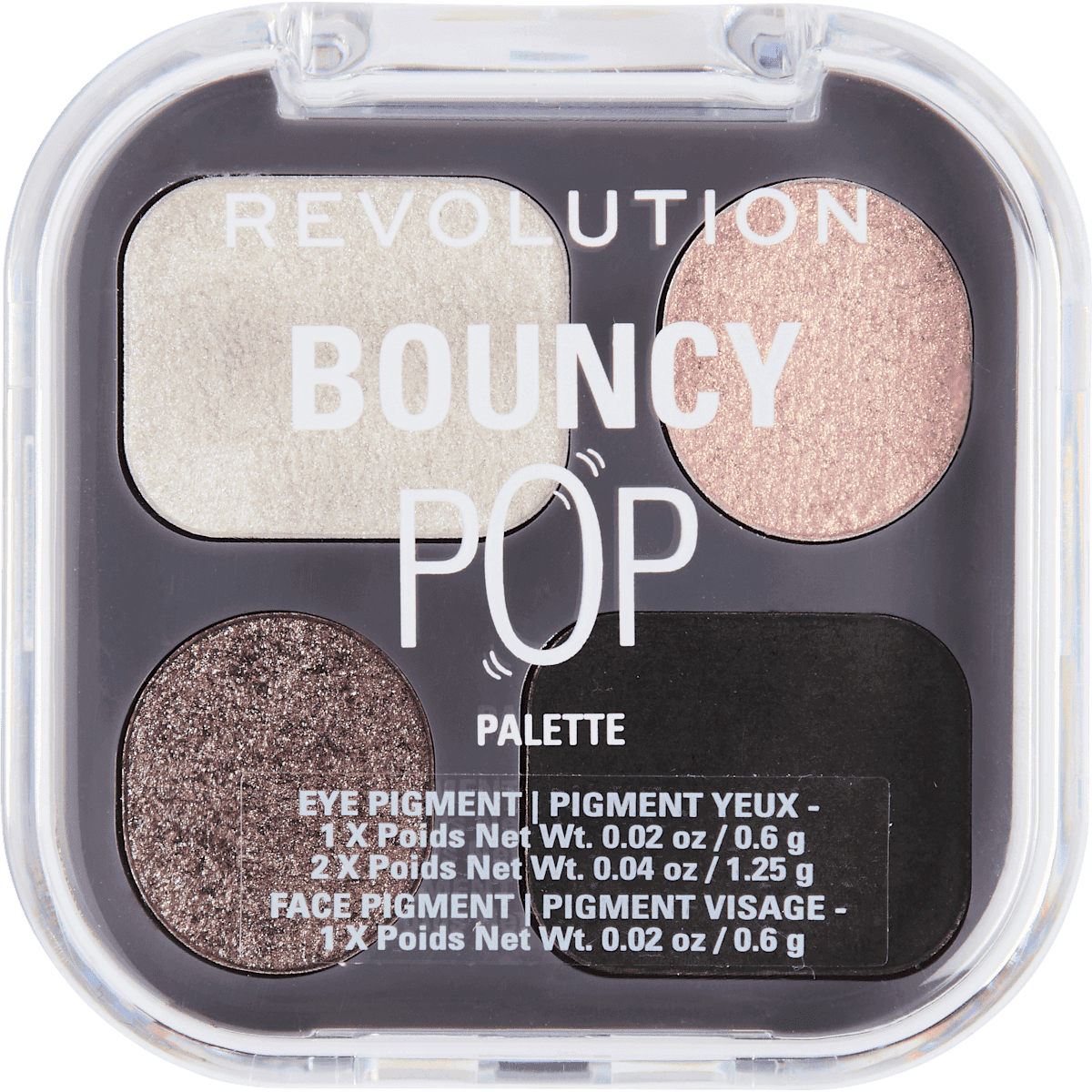 REVOLUTION Fard à paupières Palette Bouncy Pop Moonlight, 8,4 g — produit allemand authentique au Maroc