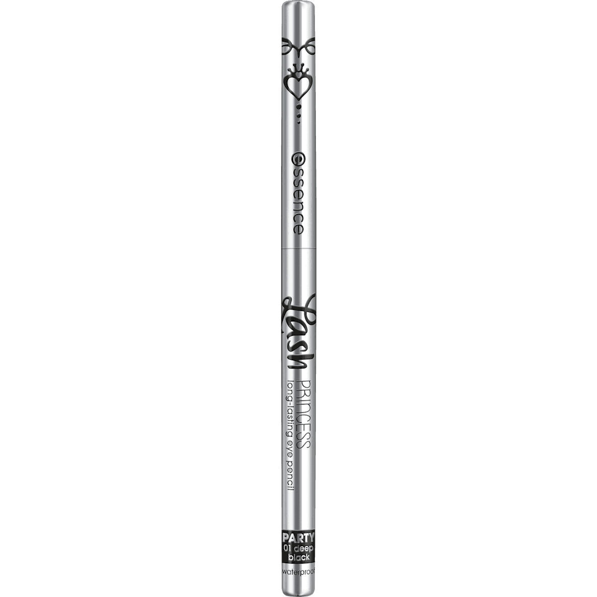 essence Kajal Lash Princess Long-Lasting Party 01 Deep Black Waterproof, 0,3 g — produit allemand authentique au Maroc