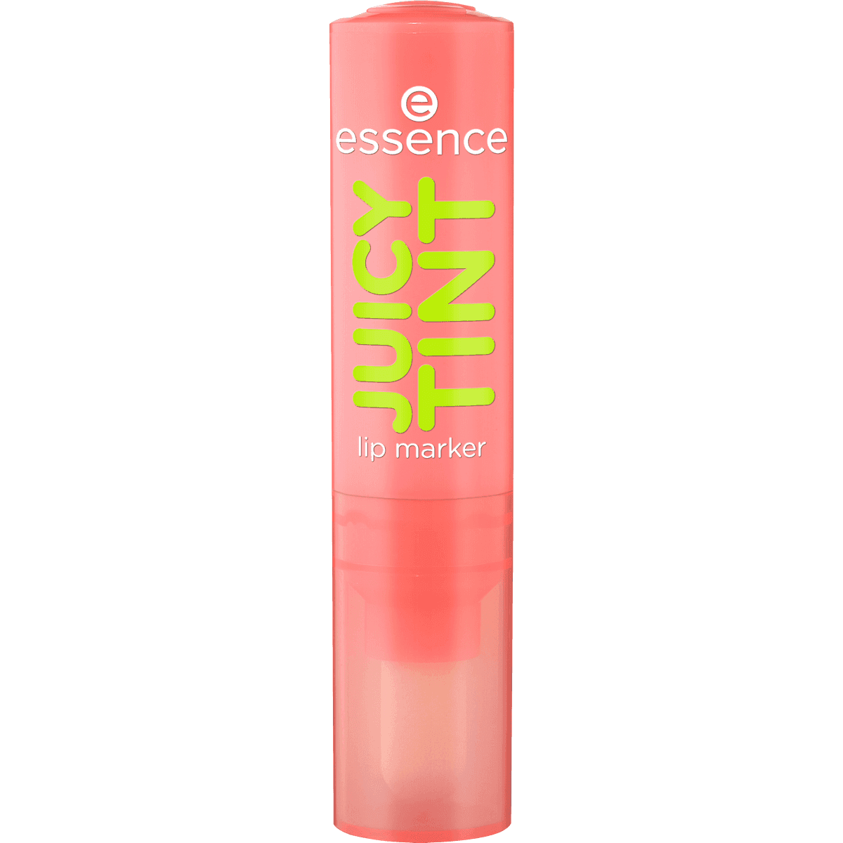 essence Marqueur lèvres Juicy Tint 01 Peach Pop, 3,5 ml — produit allemand authentique au Maroc