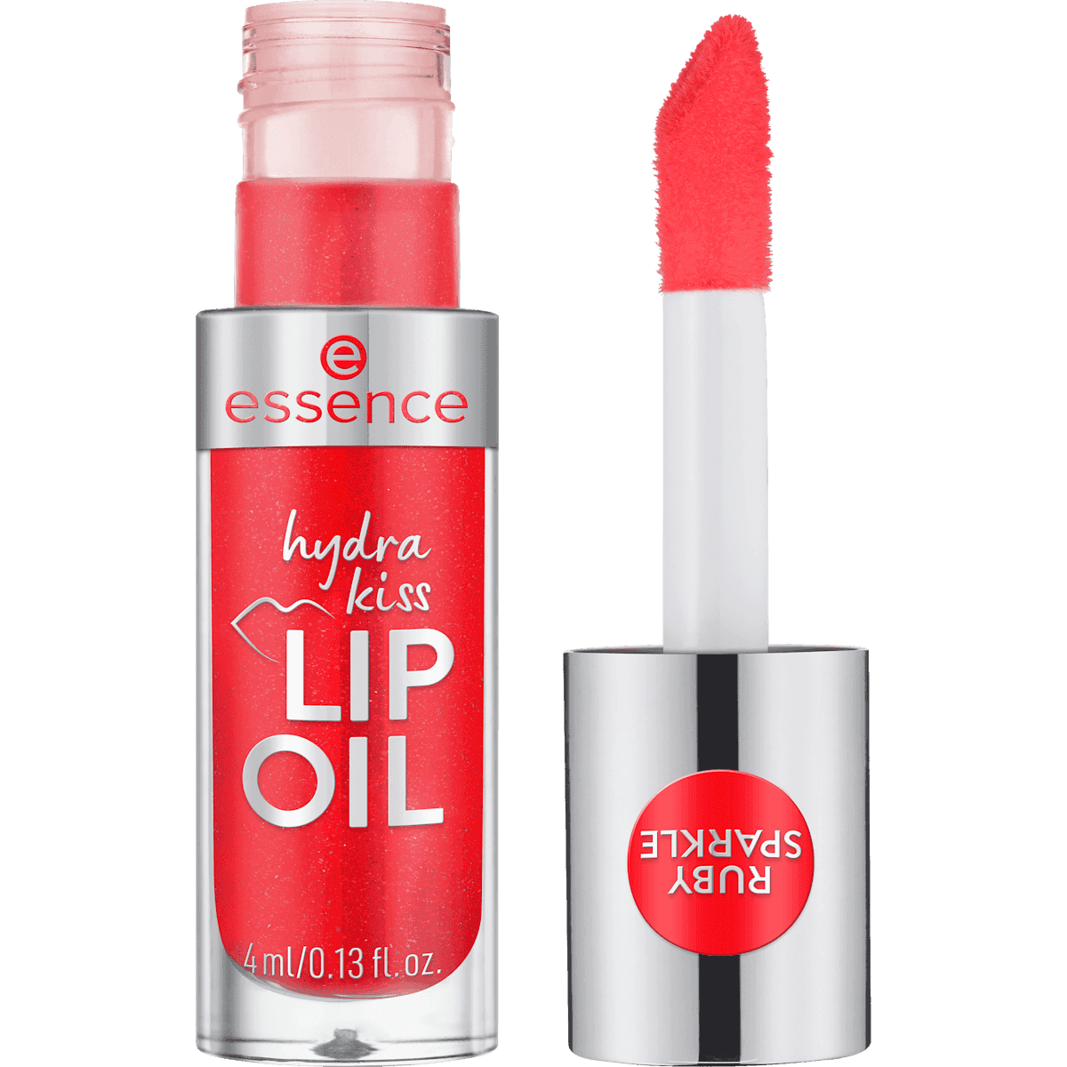 essence Huile à lèvres Hydra Kiss 12 Ruby Sparkle, 4 ml — produit allemand authentique au Maroc
