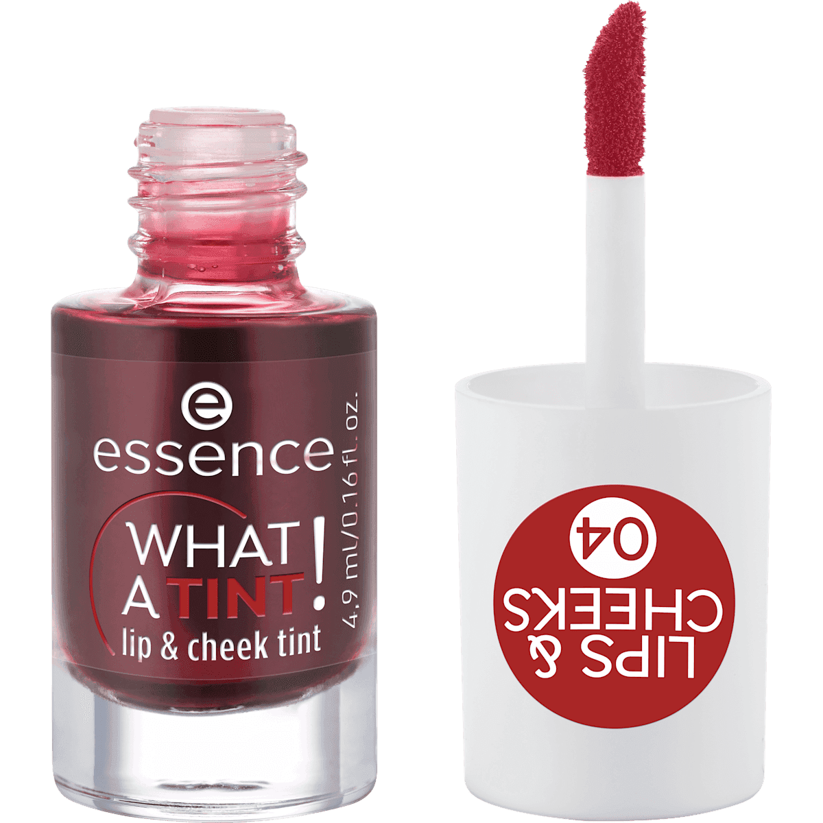 essence Couleur lèvres & joues What A Tint! 04 Strawberry Rush, 4,9 ml — produit allemand authentique au Maroc