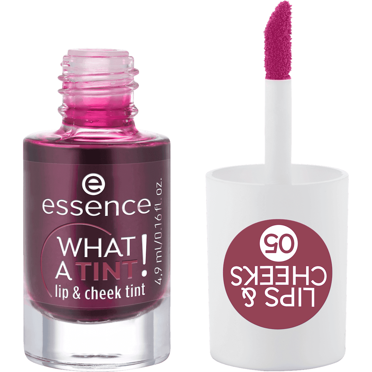 essence Couleur lèvres & joues What A Tint! 05 Velvet Berry, 4,9 ml — produit allemand authentique au Maroc
