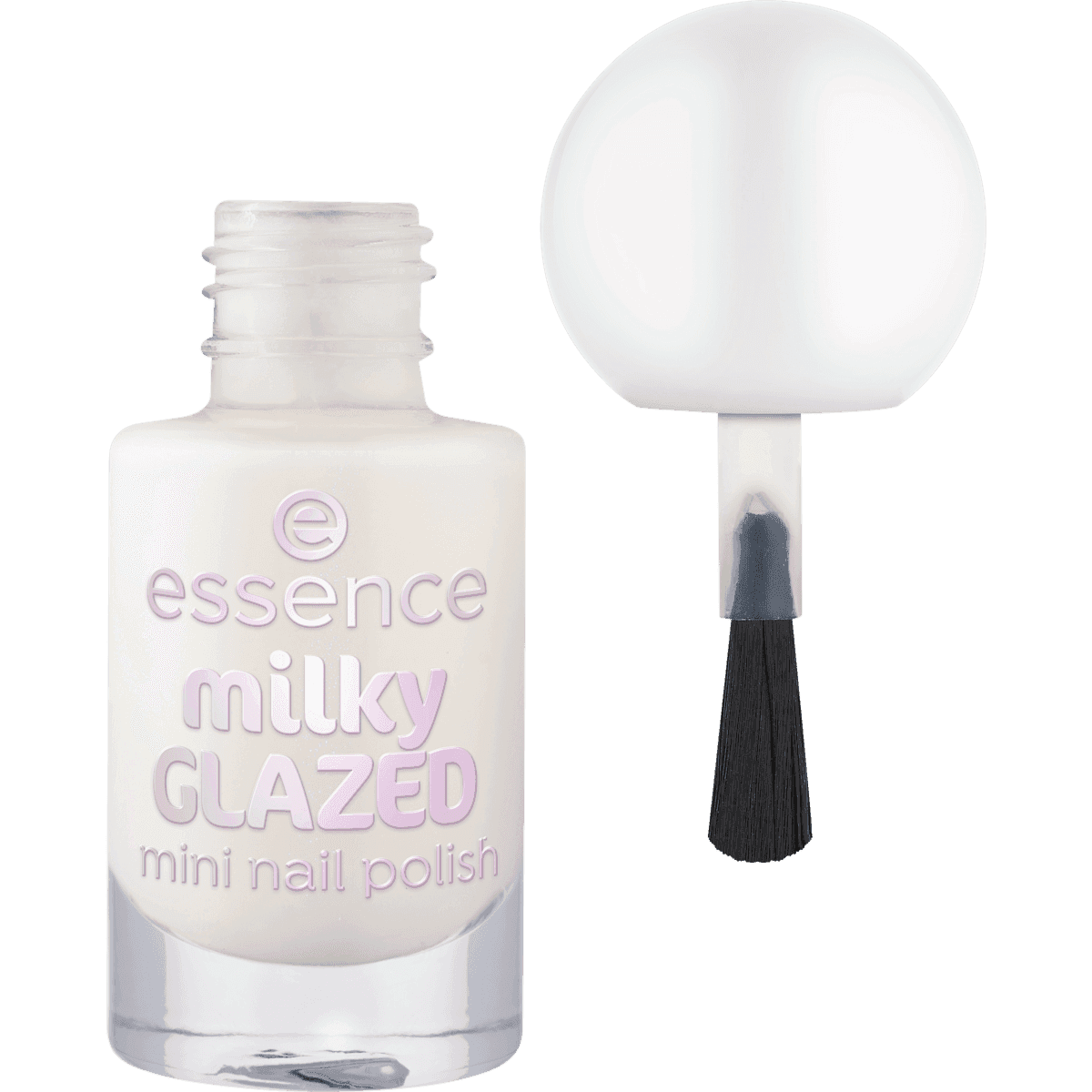 essence Vernis à ongles Milky Glazed Mini 21, 5 ml — produit allemand authentique au Maroc