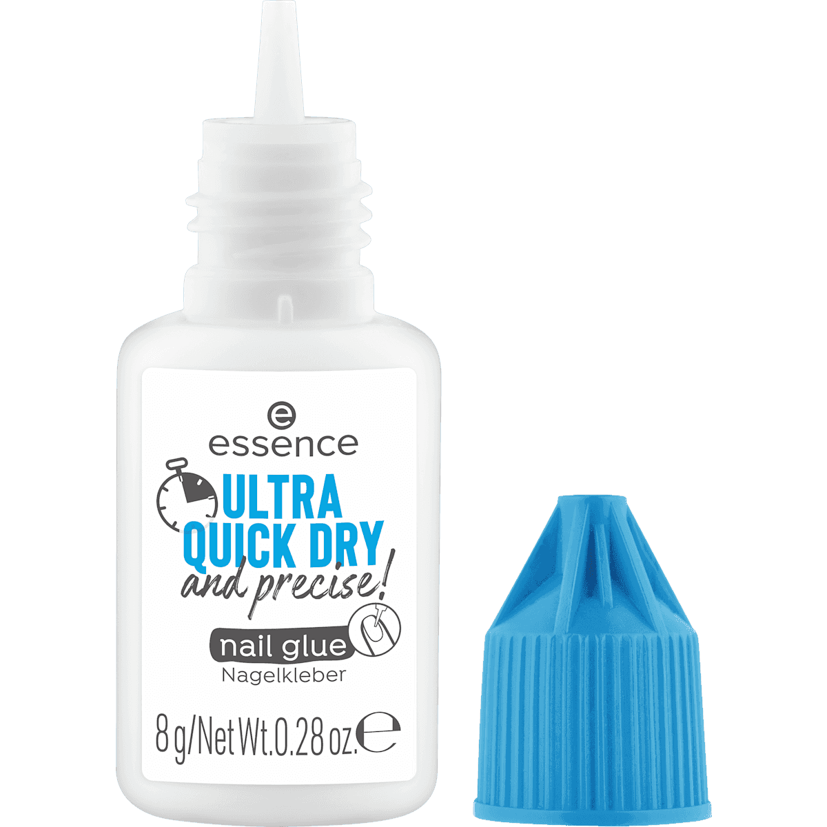essence Colle à ongles Ultra Quick Dry And Precise!, 8 g — produit allemand authentique au Maroc