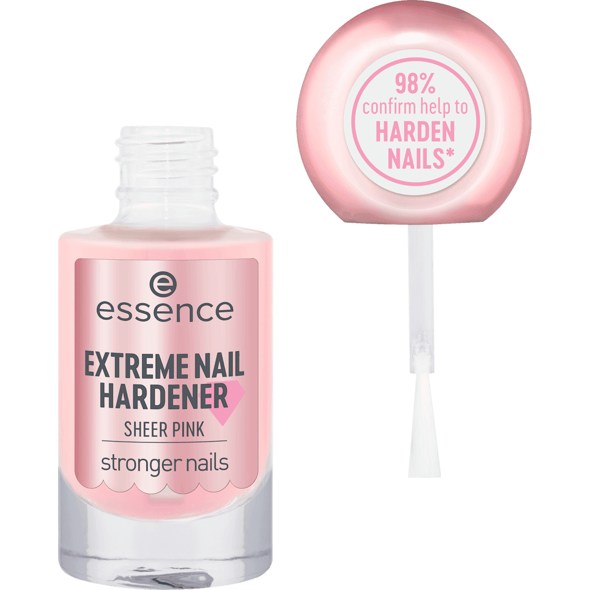 essence Durcisseur d'ongles Extreme Sheer Pink, 8 ml — produit allemand authentique au Maroc