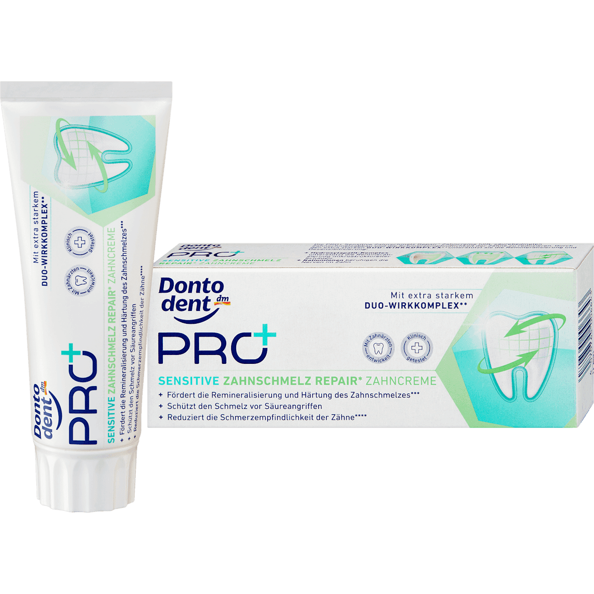 Dontodent PRO+ Dentifrice PRO+ Sensitive émail Repair, 75 ml — منتج ألماني أصلي في المغرب