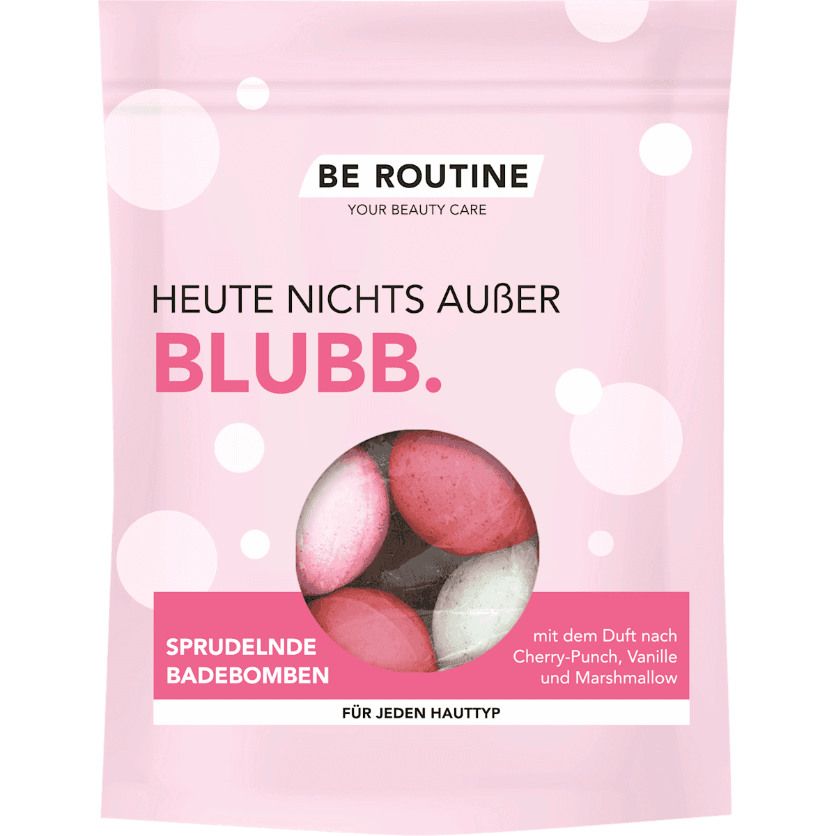 BE ROUTINE Badebombe Heute nichts außer BLUBB., 300 g — produit allemand authentique au Maroc