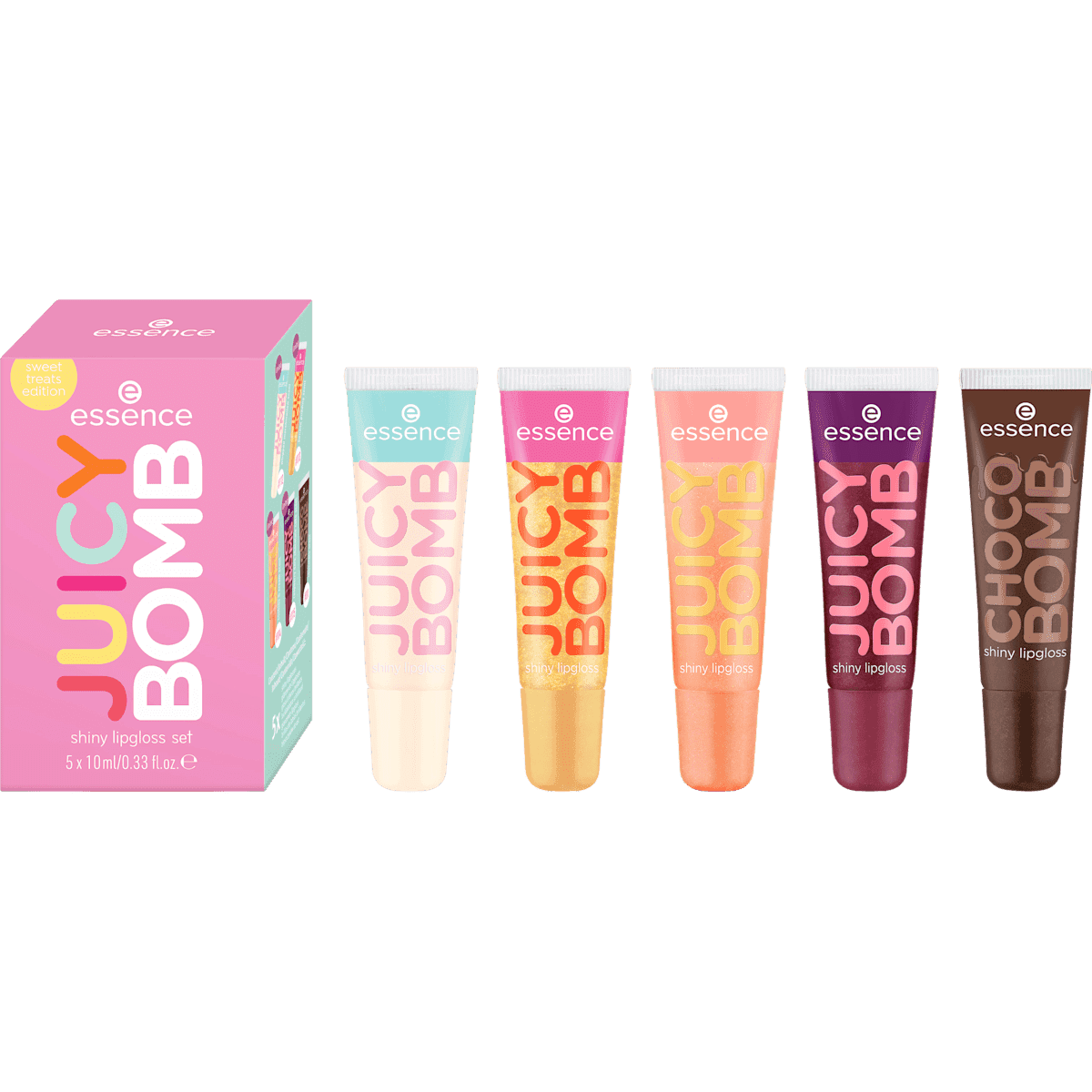 essence Gloss Juicy Bomb Set Sweet Treats Edition 5 pièces 04 Sugar Coated, 1 pièce — منتج ألماني أصلي في المغرب