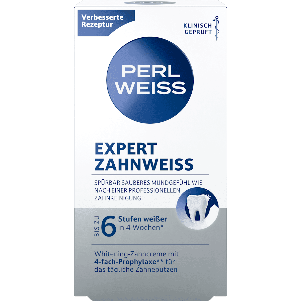 Perlweiss Dentifrice Expert blancheur, 50 ml (Perlweiss Zahnpasta Expert Zahnweiss, 50 ml) — produit allemand authentique au Maroc