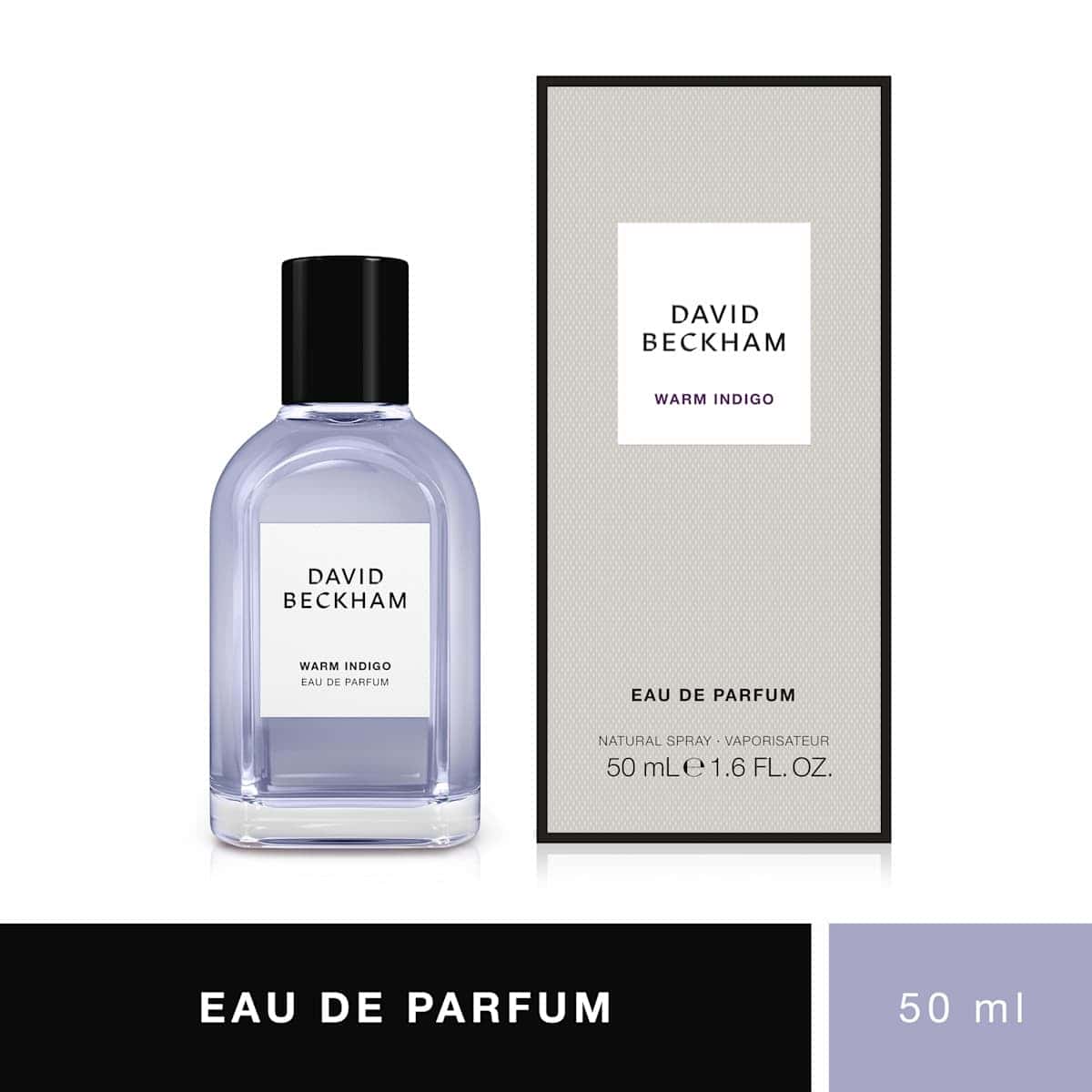 DAVID BECKHAM Warm Indigo Eau de Parfum, 50 ml — منتج ألماني أصلي في المغرب