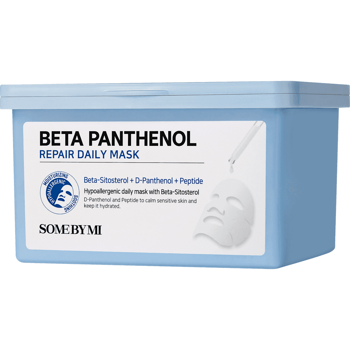 SOME BY MI masque tissu Daily Beta Panthenol Repair, 30 pièces — produit allemand authentique au Maroc