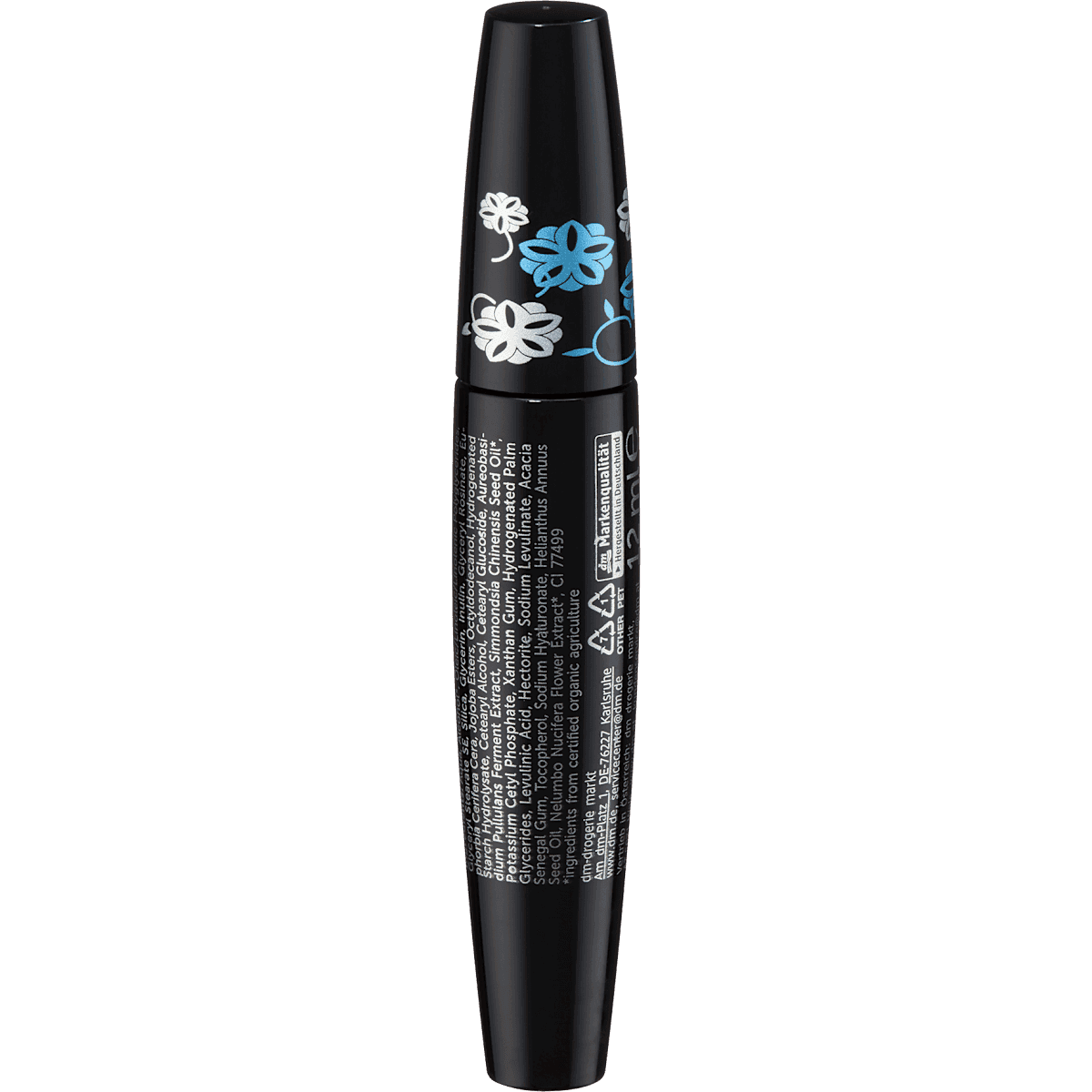 alverde NATURKOSMETIK Mascara Nothing But Volume Waterproof, 12 ml — produit allemand authentique au Maroc