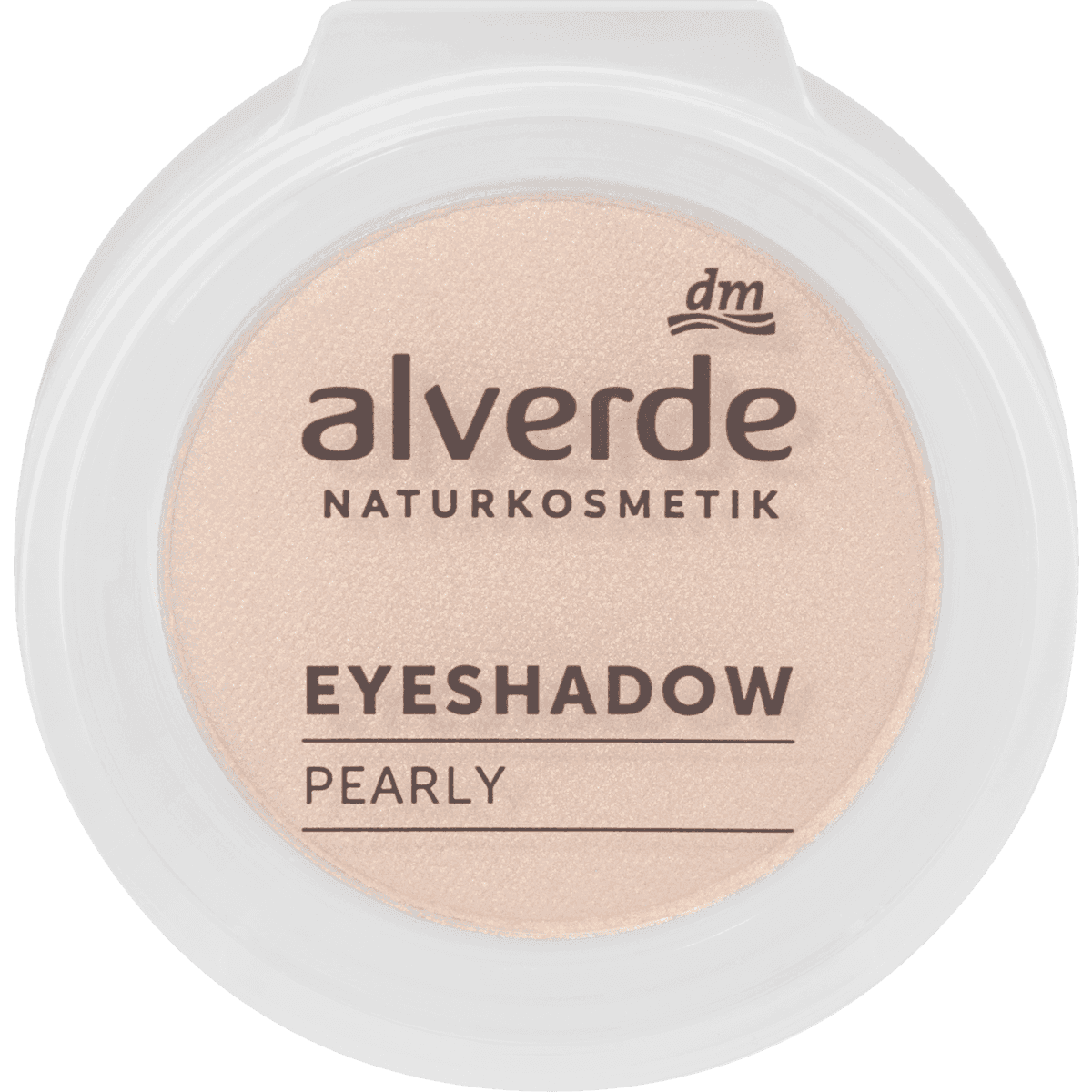 alverde NATURKOSMETIK Fard à paupières Mono Pearly 02 Nude Gold, 1,5 g — produit allemand authentique au Maroc