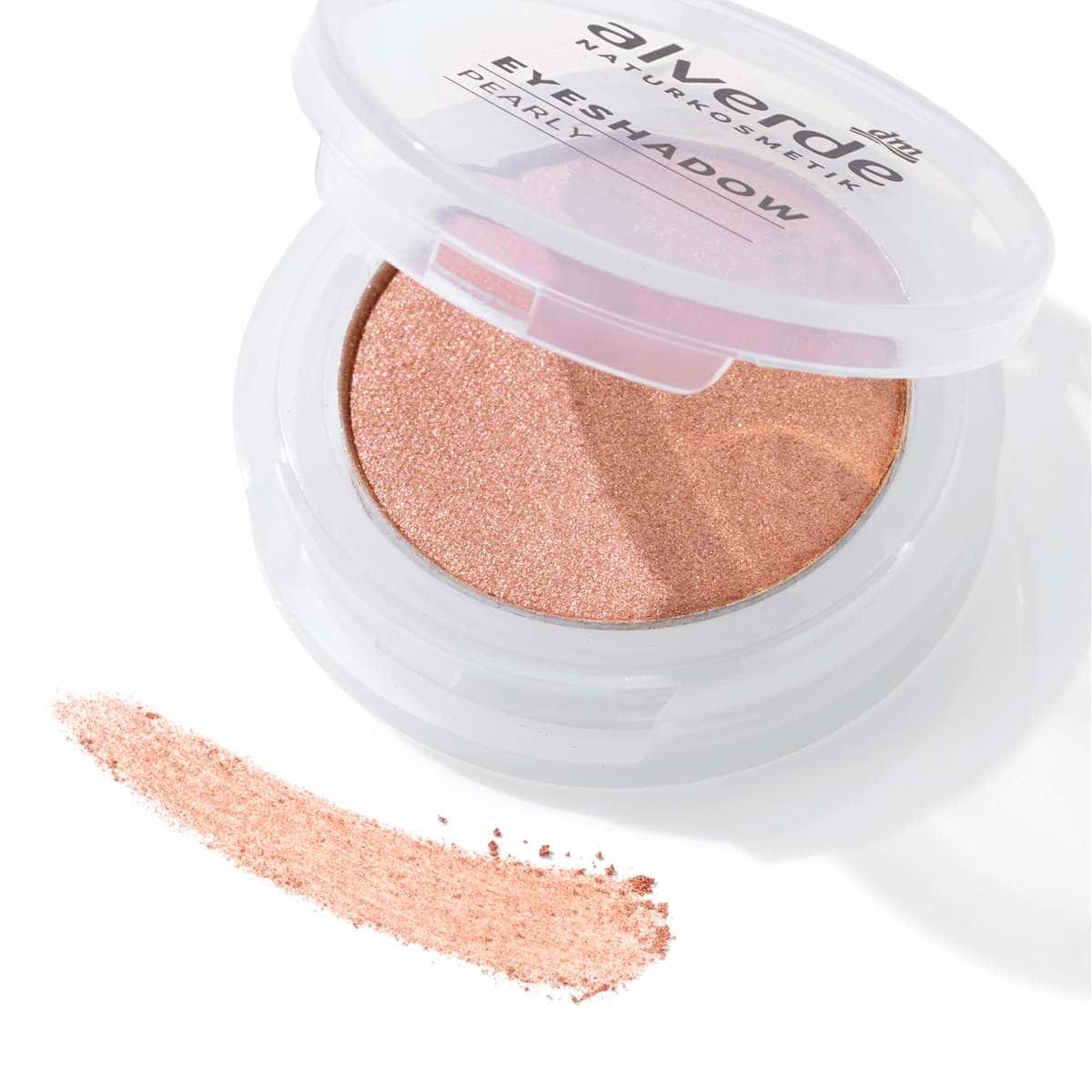 alverde NATURKOSMETIK eyeshadow Mono Pearly 28 Rosy Nude, 1,5 g (alverde NATURKOSMETIK Lidschatten Mono Pearly 28 Rosy Nude, 1,5 g) — authentic German product in Morocco