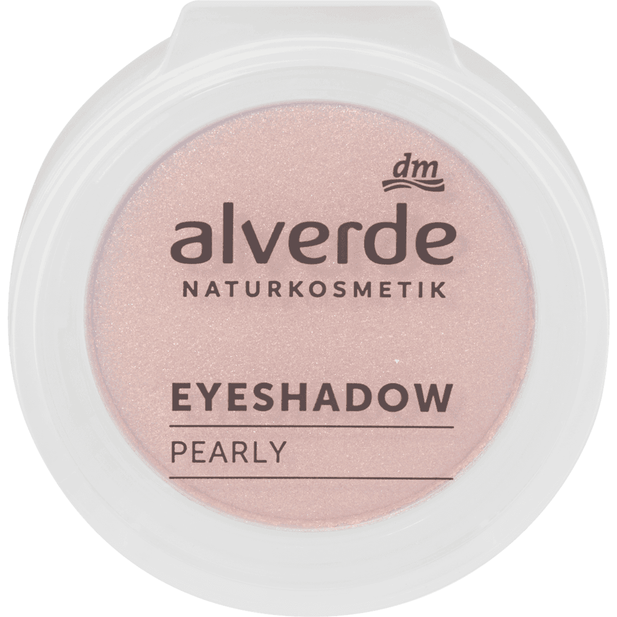 alverde NATURKOSMETIK Fard à paupières Mono Pearly 28 Rosy Nude, 1,5 g — produit allemand authentique au Maroc