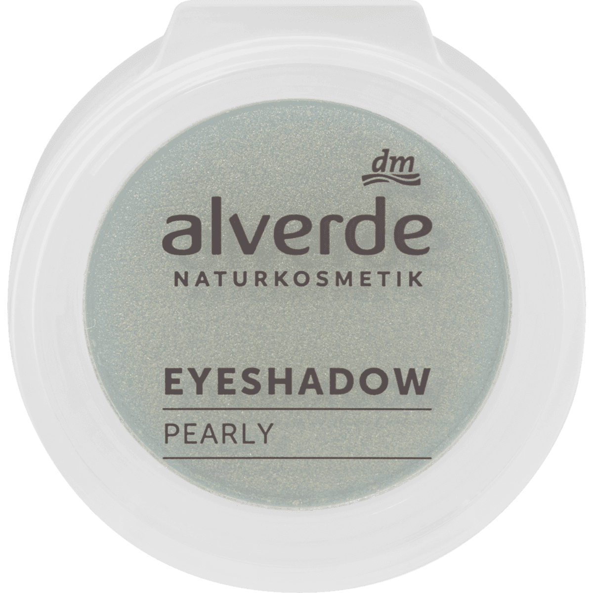 alverde NATURKOSMETIK Fard à paupières Mono Pearly 31 Glowing Moss, 1,5 g — produit allemand authentique au Maroc