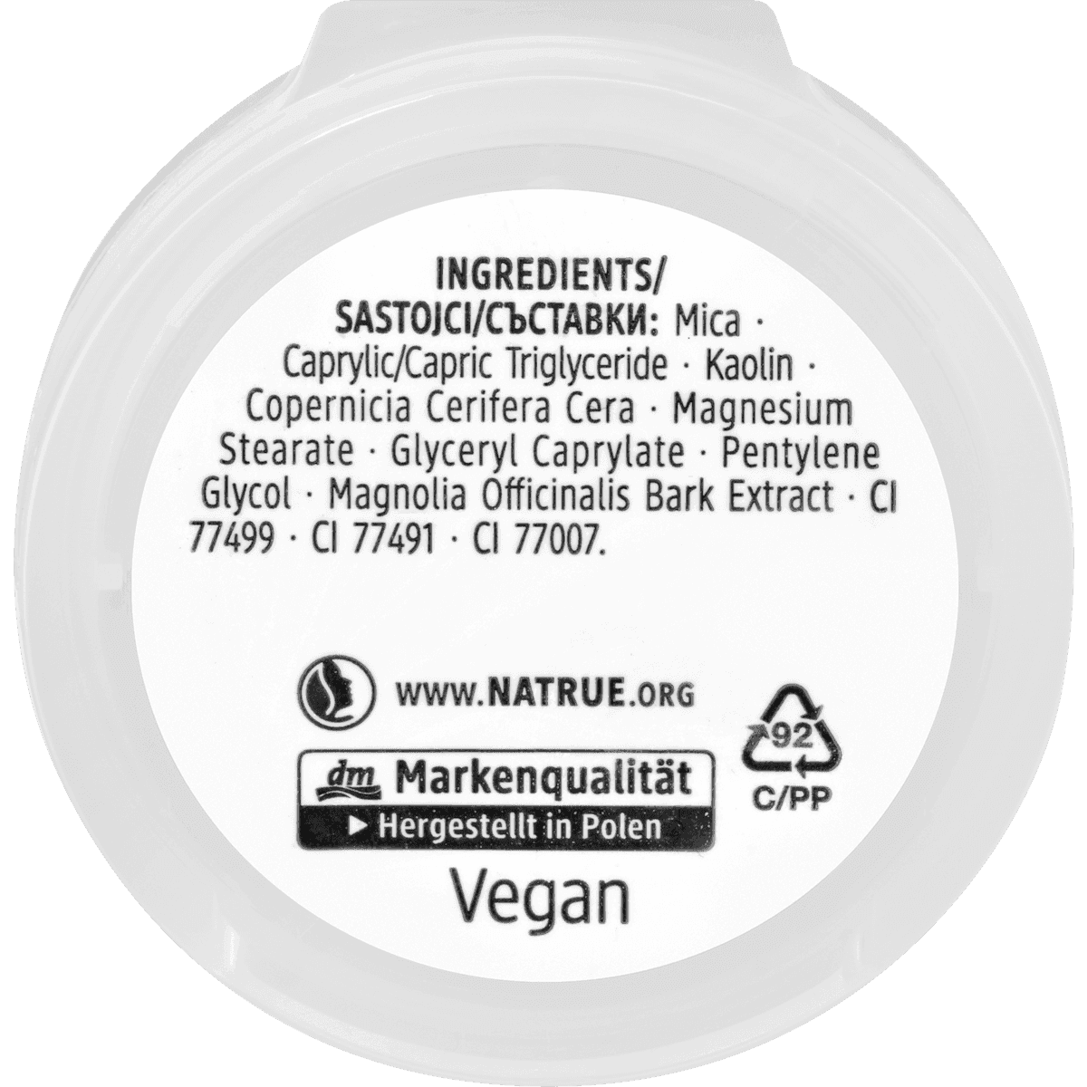 alverde NATURKOSMETIK Fard à paupières Mono Matte 32 Black, 1,5 g (alverde NATURKOSMETIK Lidschatten Mono Matte 32 Black, 1,5 g) — produit allemand authentique au Maroc