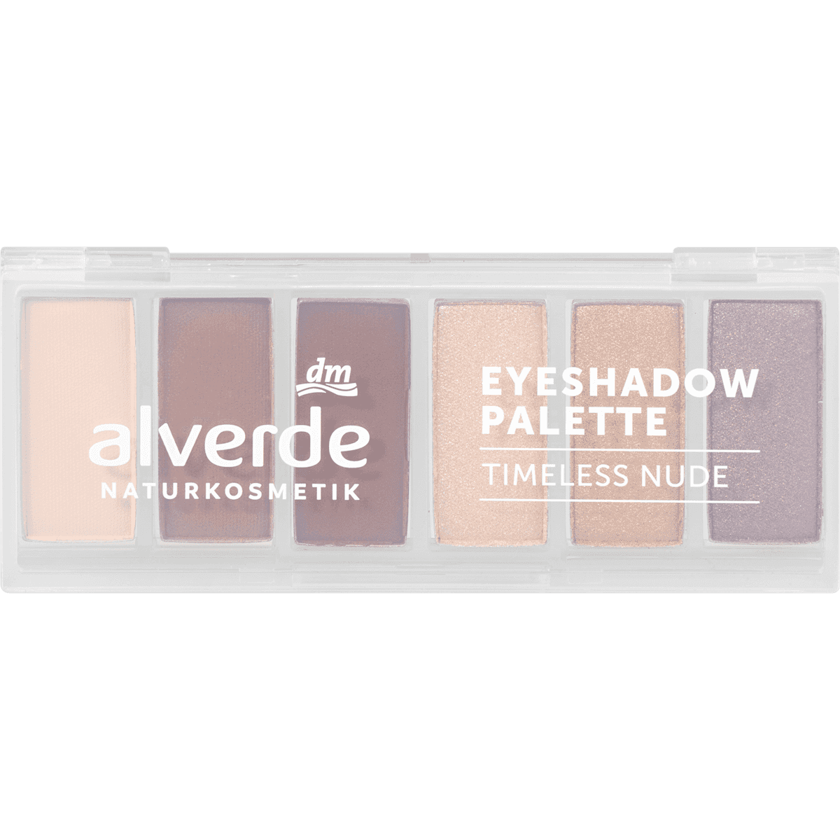 alverde NATURKOSMETIK Fard à paupières Palette 30 Timeless Nude, 7,8 g — produit allemand authentique au Maroc