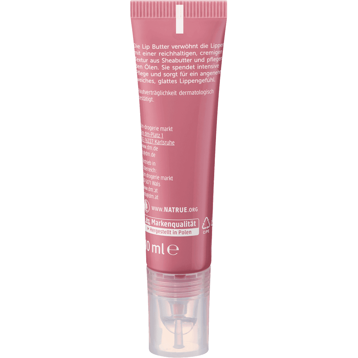 alverde NATURKOSMETIK Lip Butter Intense Care 30 Silky Aubergine, 10 ml — produit allemand authentique au Maroc