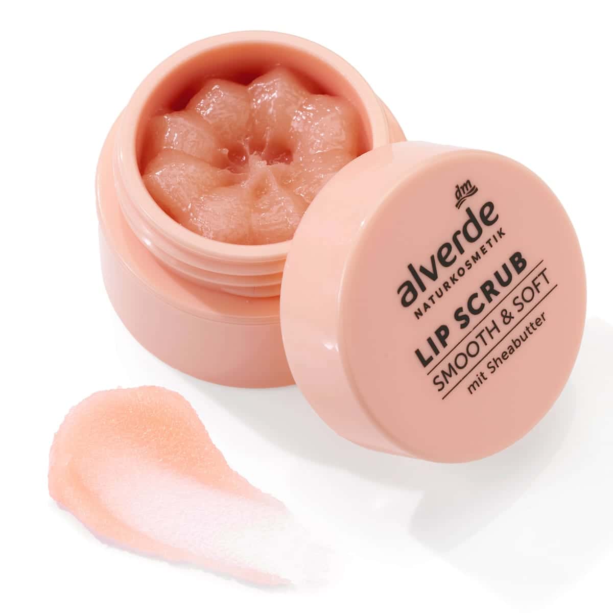 alverde NATURKOSMETIK Gommage lèvres Smooth & Soft, 5 g (alverde NATURKOSMETIK Lippenpeeling Smooth & Soft, 5 g) — produit allemand authentique au Maroc