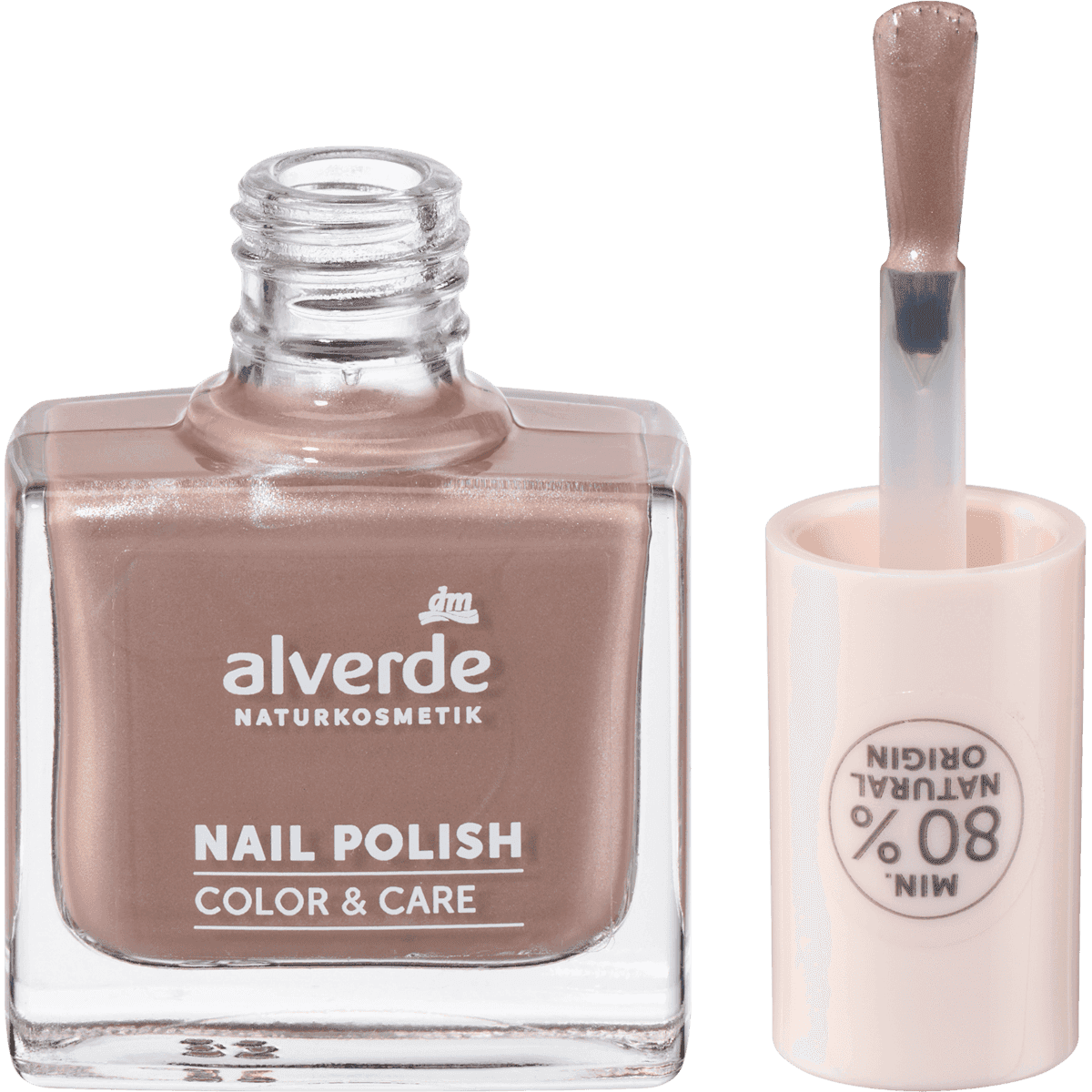 alverde NATURKOSMETIK Vernis à ongles Color & Care 270 Graceful Touch, 10 ml — produit allemand authentique au Maroc