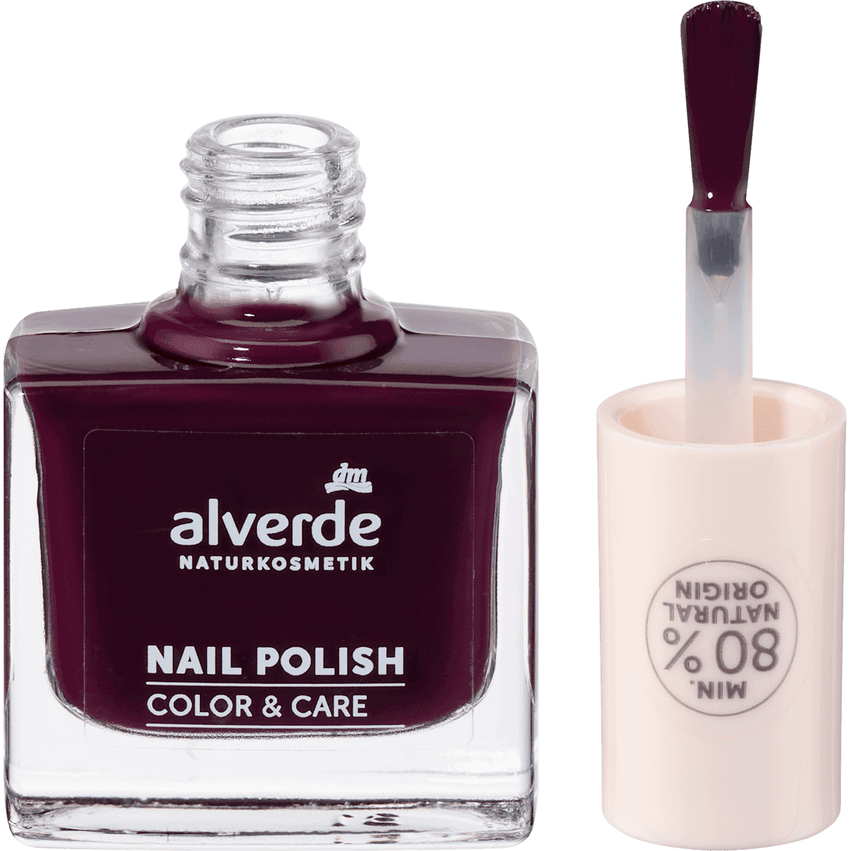 alverde NATURKOSMETIK Vernis à ongles Color & Care 310 Midnight Dream, 10 ml — produit allemand authentique au Maroc