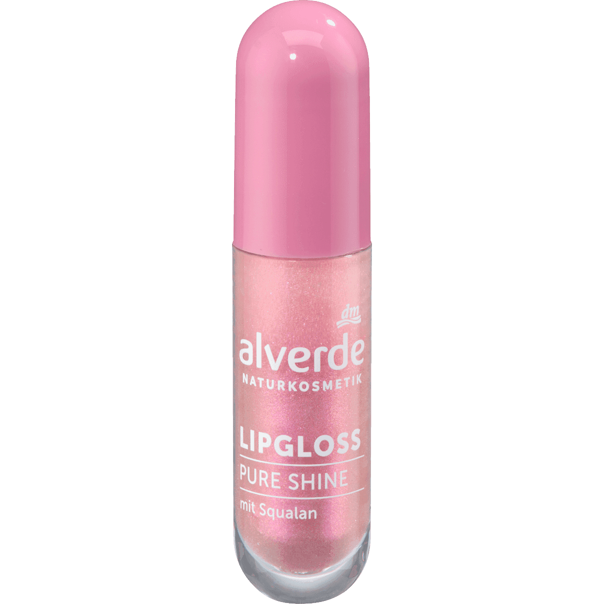 alverde NATURKOSMETIK Gloss Pure Shine 20 Pink Crush, 5 ml (alverde NATURKOSMETIK Lipgloss Pure Shine 20 Pink Crush, 5 ml) — produit allemand authentique au Maroc
