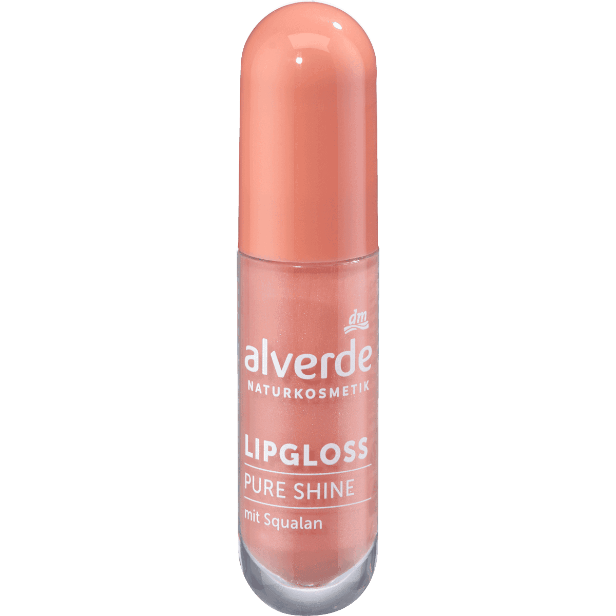 alverde NATURKOSMETIK Gloss Pure Shine 30 Peach Glow, 5 ml (alverde NATURKOSMETIK Lipgloss Pure Shine 30 Peach Glow, 5 ml) — produit allemand authentique au Maroc