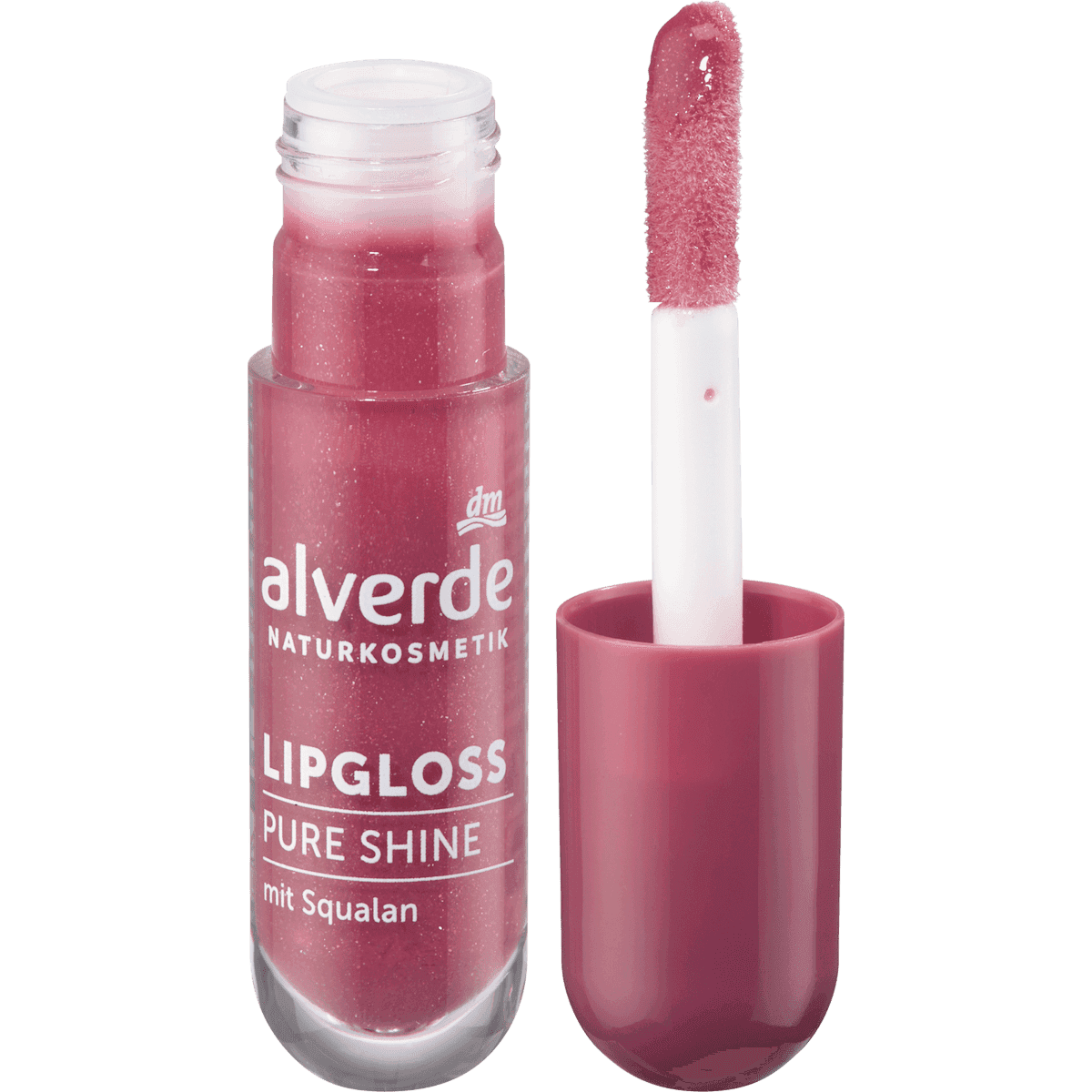 alverde NATURKOSMETIK Gloss Pure Shine 40 Glossy Berry, 5 ml — produit allemand authentique au Maroc