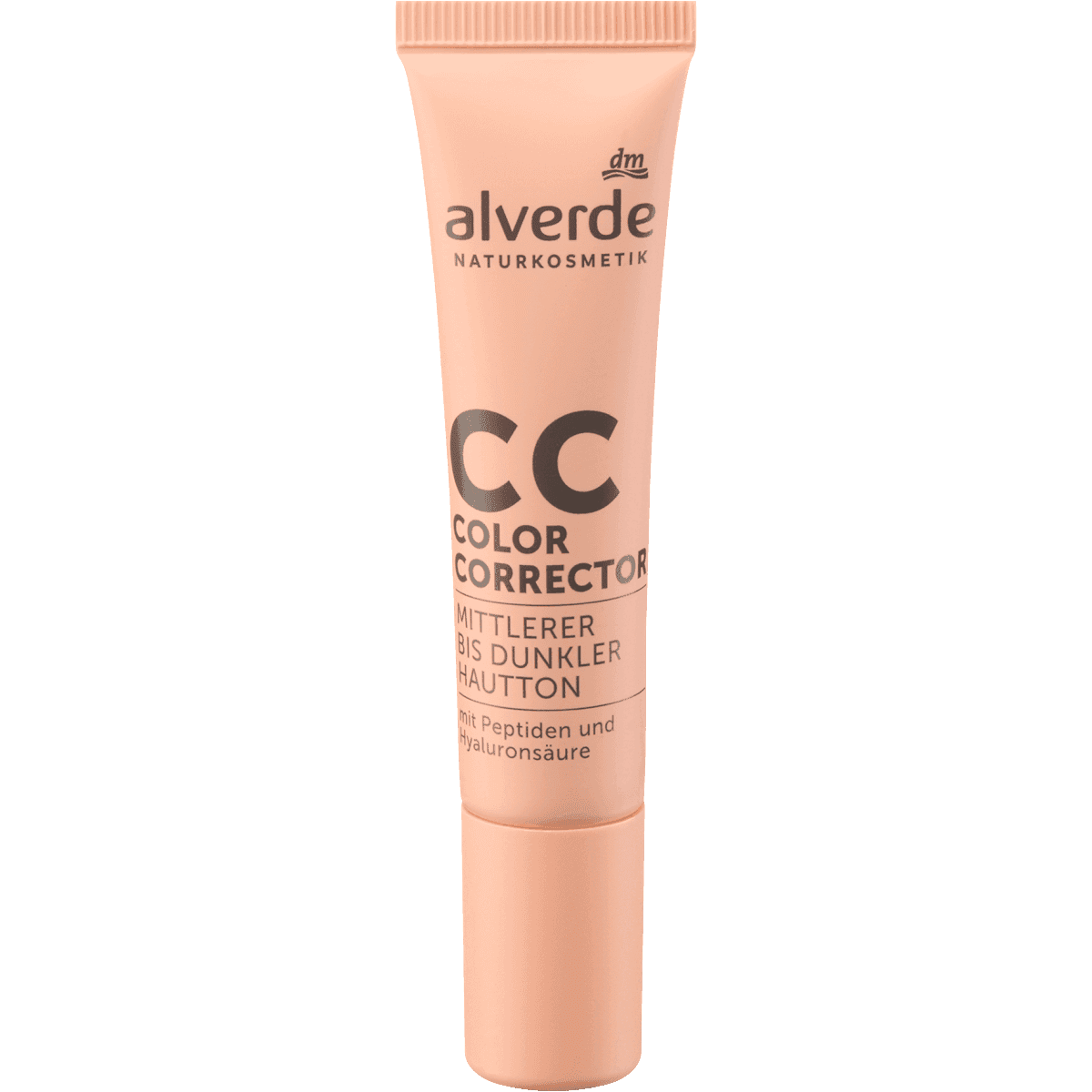 alverde NATURKOSMETIK Concealer CC Color Corrector Mittlerer à dunkler Hautton, 15 ml — produit allemand authentique au Maroc