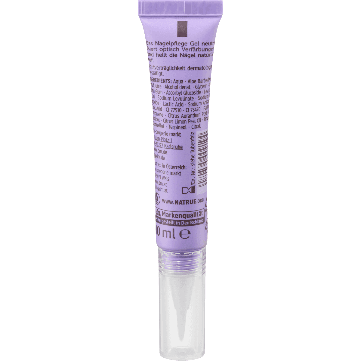 alverde NATURKOSMETIK Stylo soin des ongles Anti Yellow Effect, 10 ml (alverde NATURKOSMETIK Nagelpflegestift Anti Yellow Effect, 10 ml) — produit allemand authentique au Maroc