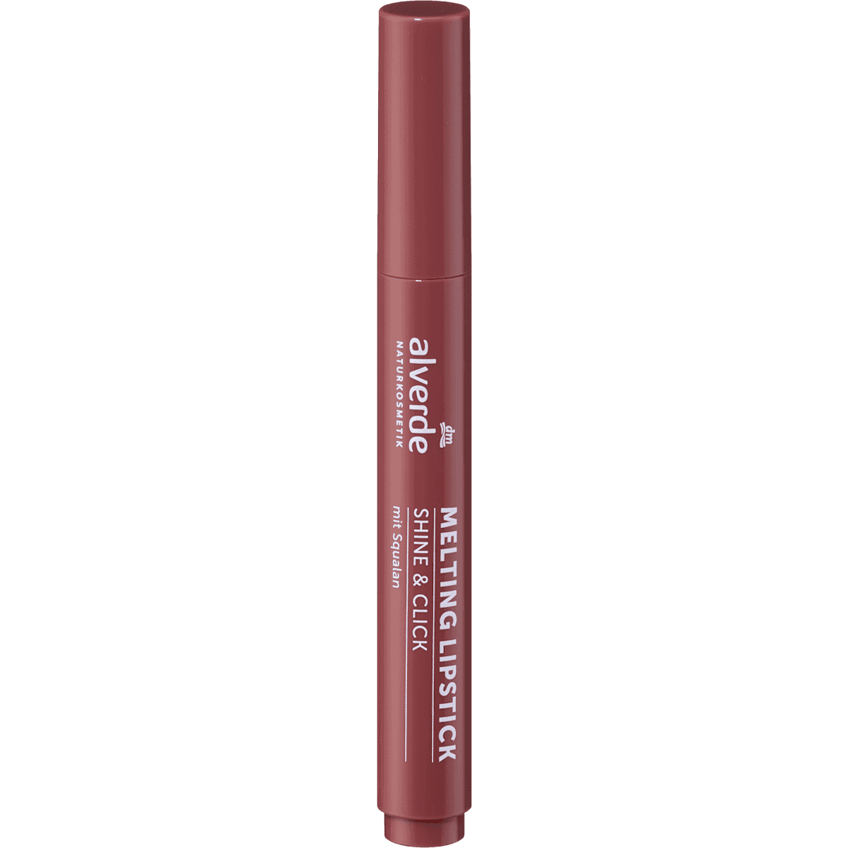 alverde NATURKOSMETIK Rouge à lèvres Melting Shine & Click 10, 2,8 g (alverde NATURKOSMETIK Lippenstift Melting Shine & Click 10, 2,8 g) — منتج ألماني أصلي في المغرب