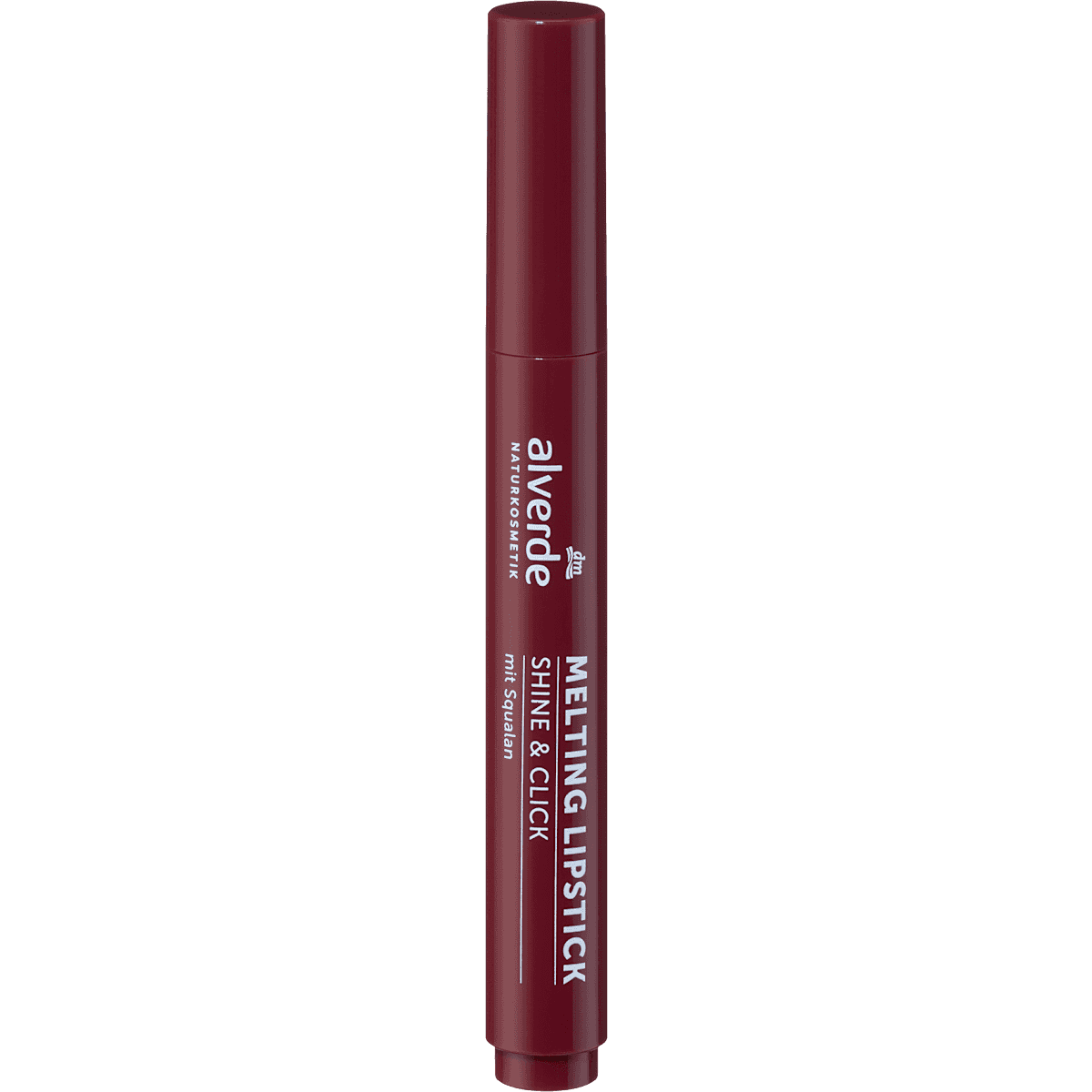 alverde NATURKOSMETIK lipstick Melting Shine & Click 60, 2,8 g (alverde NATURKOSMETIK Lippenstift Melting Shine & Click 60, 2,8 g) — authentic German product in Morocco