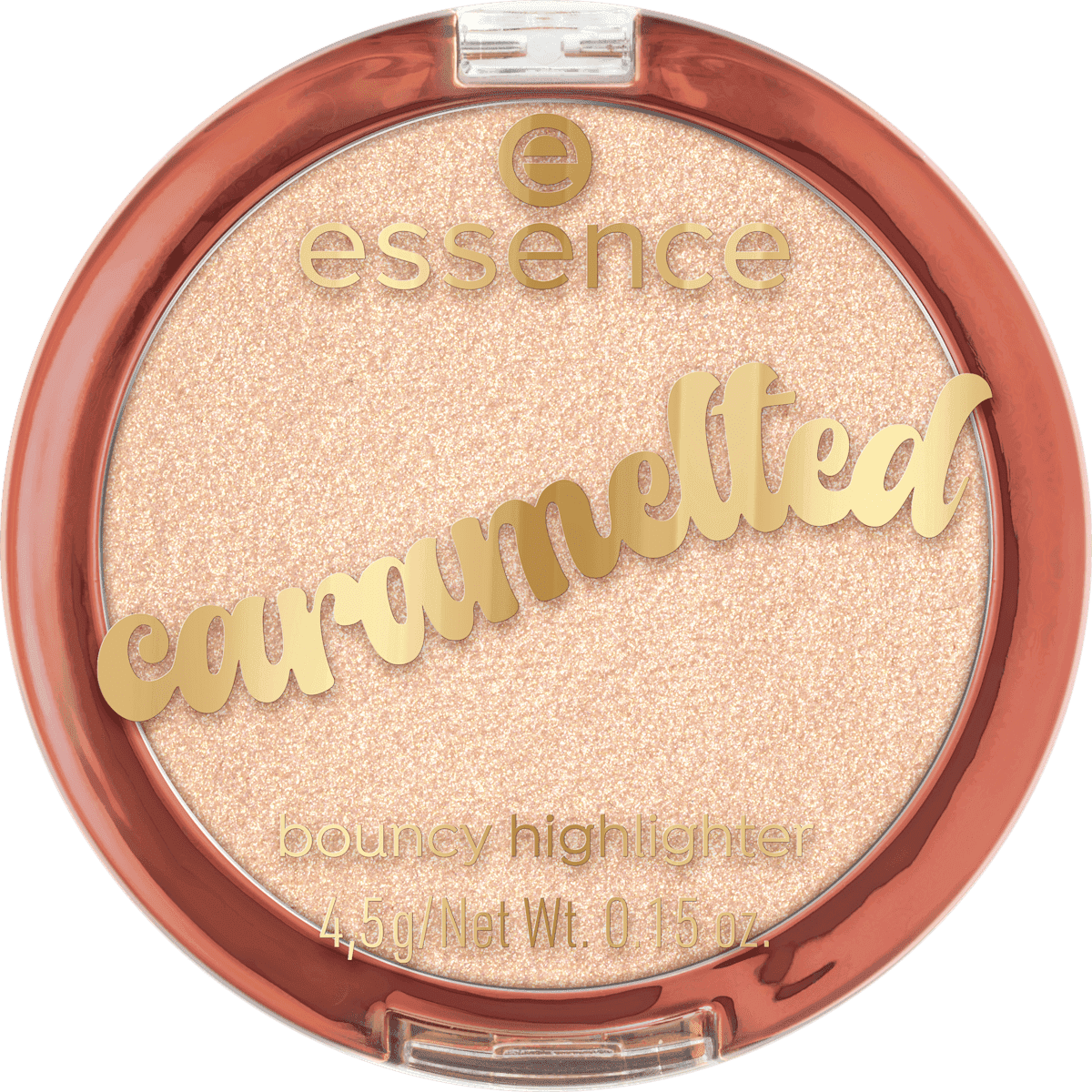 essence Highlighter Caramelted Bouncy 01 Sweet 'n Bouncy, 4,5 g — produit allemand authentique au Maroc