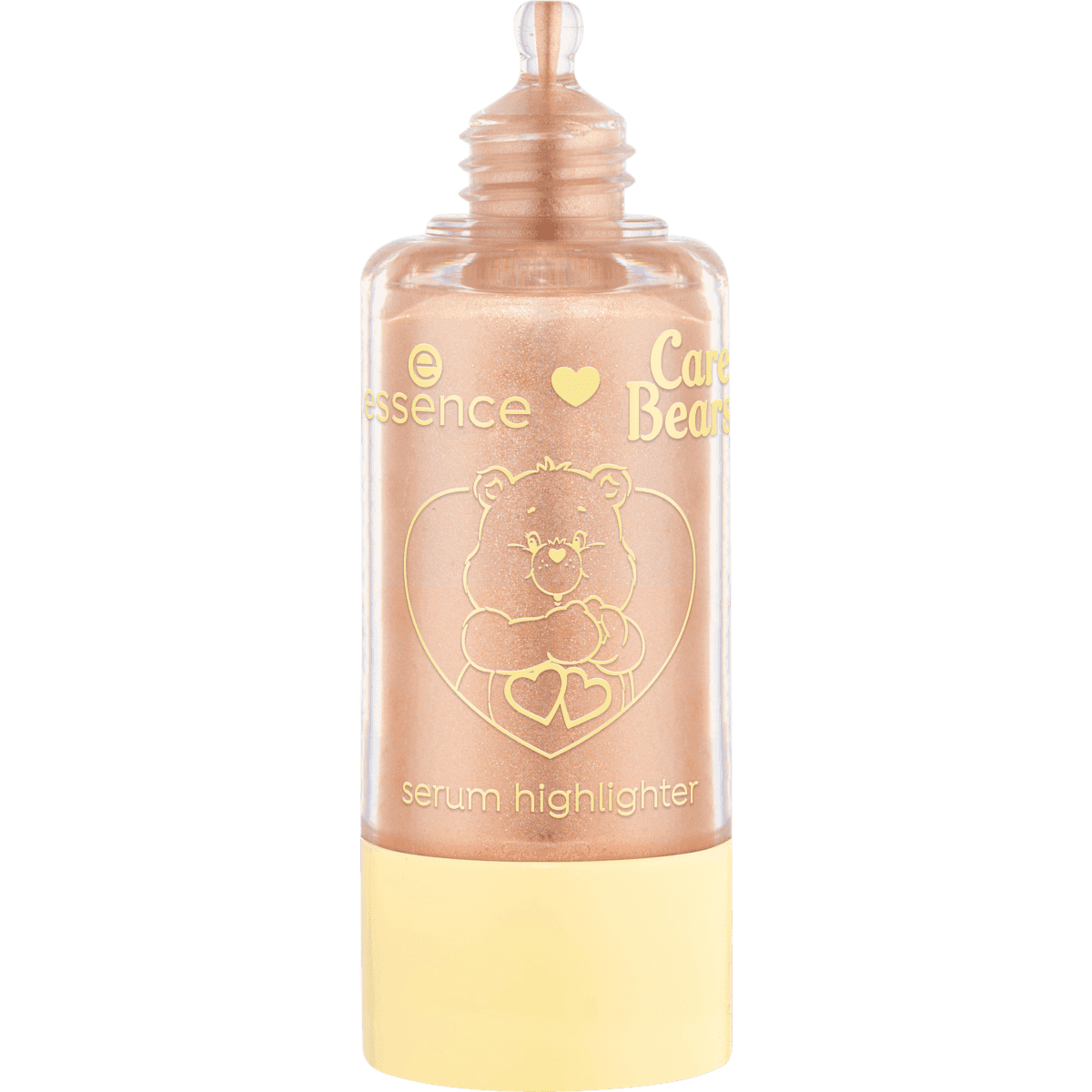 essence Highlighter Serum Care Bears 01 Born To Shine, 9,5 ml — produit allemand authentique au Maroc
