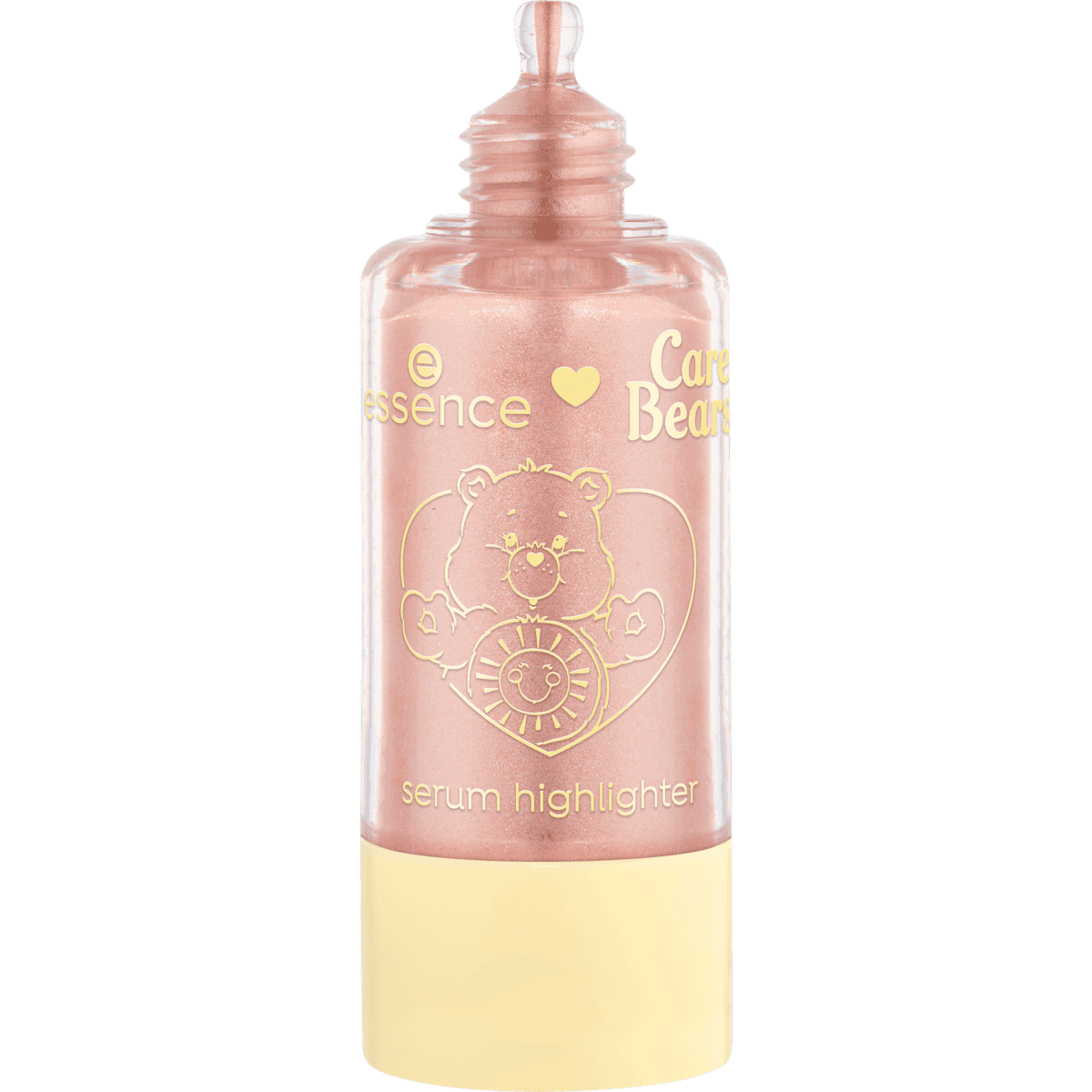 essence Highlighter Serum Care Bears 02 Shine Brighter Together, 9,5 ml — produit allemand authentique au Maroc