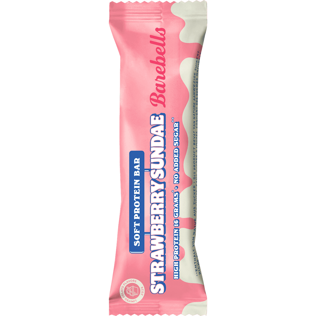 Barebells Barres protéinées Strawberry Sundae, 55 g — produit allemand authentique au Maroc